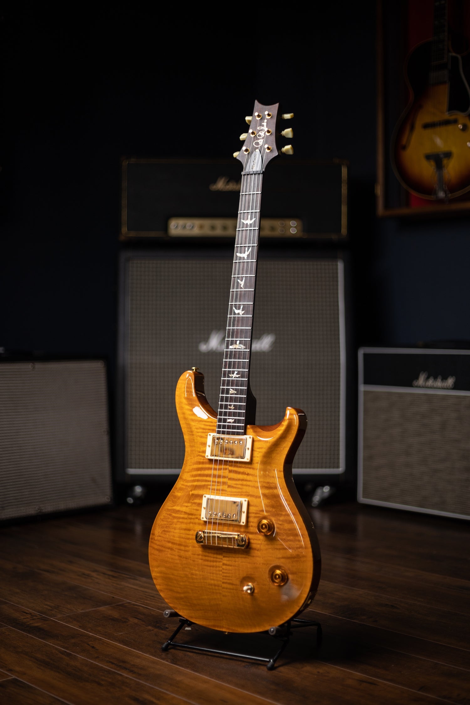 1999 PRS McCarty Brazilian Rosewood Limited 10 Top #13 of 250 Electric Guitar - Amber