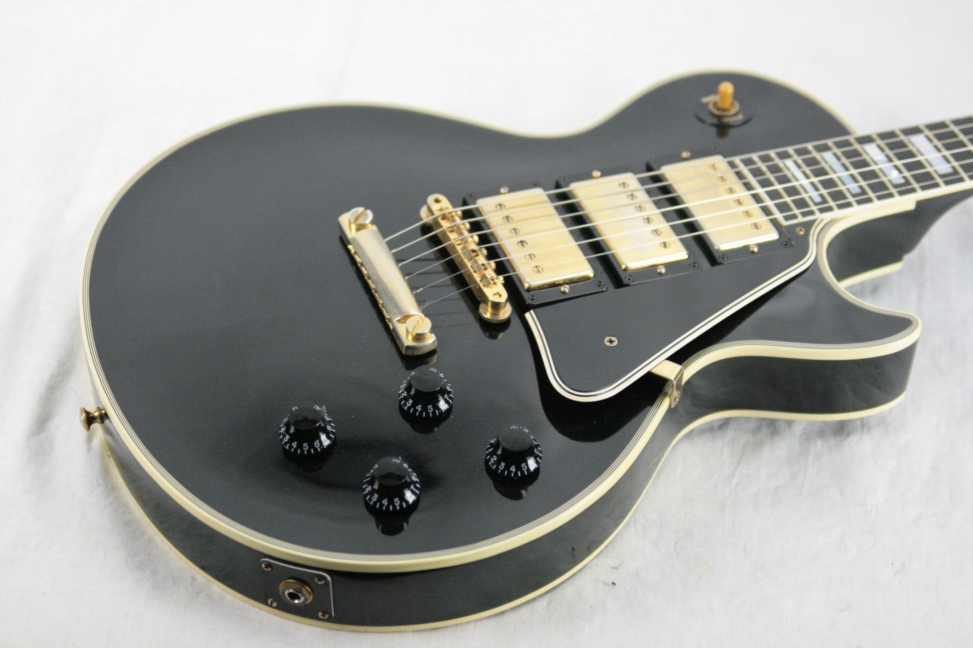 1957 Gibson Les Paul Custom 3 Pickups! LPB-3 Black Beauty Historic Reissue 57 Jimmy Page