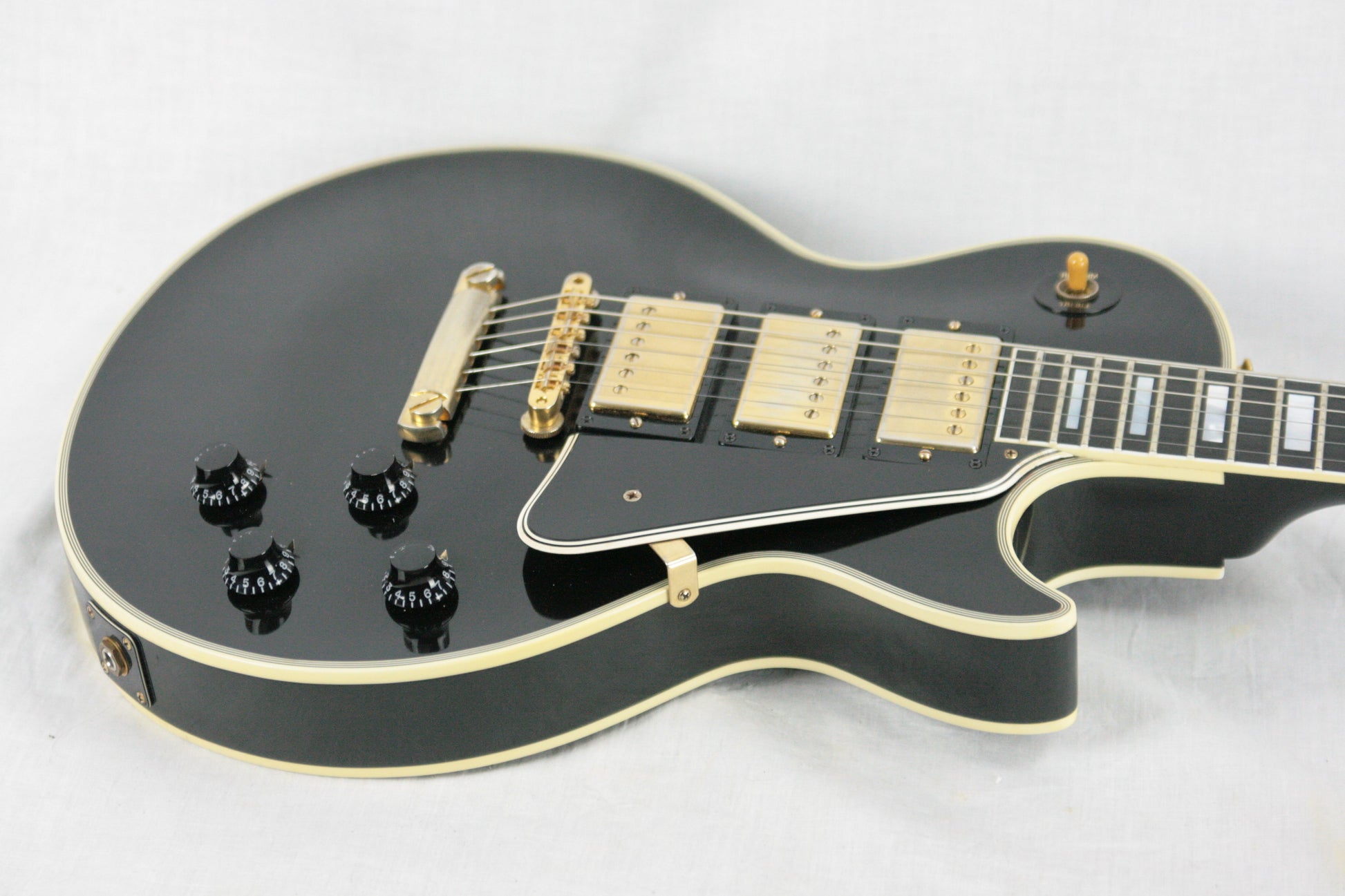 1957 Gibson Les Paul Custom 3 Pickups! LPB-3 Black Beauty Historic Reissue 57 Jimmy Page