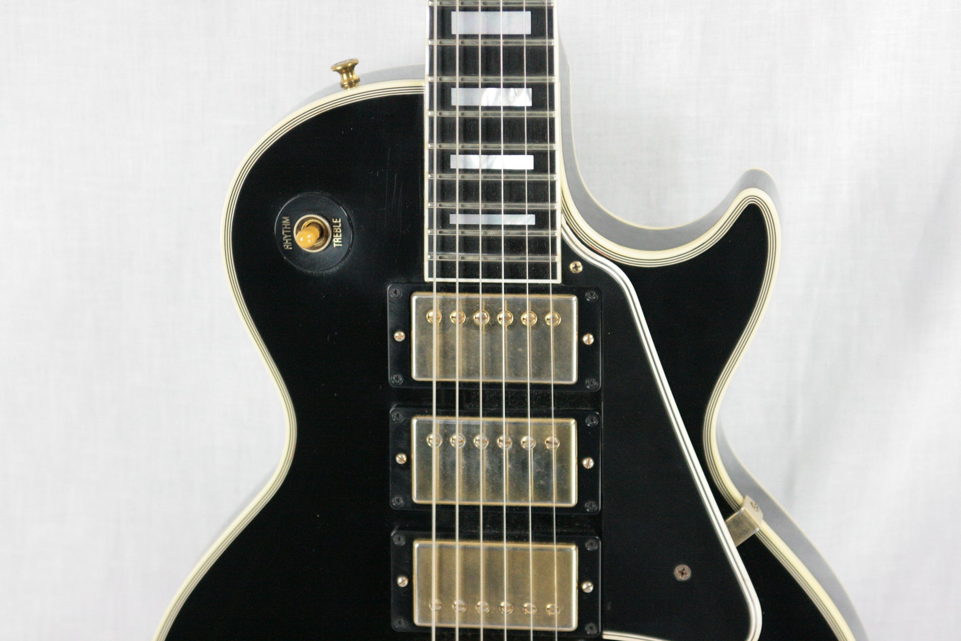 1957 Gibson Les Paul Custom 3 Pickups! LPB-3 Black Beauty Historic Reissue 57 Jimmy Page