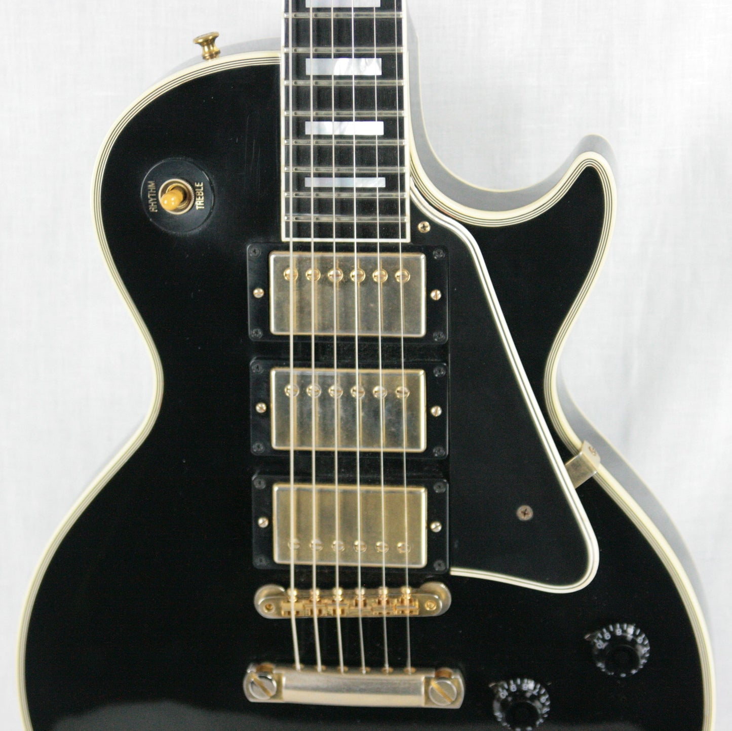 1957 Gibson Les Paul Custom 3 Pickups! LPB-3 Black Beauty Historic Reissue 57 Jimmy Page