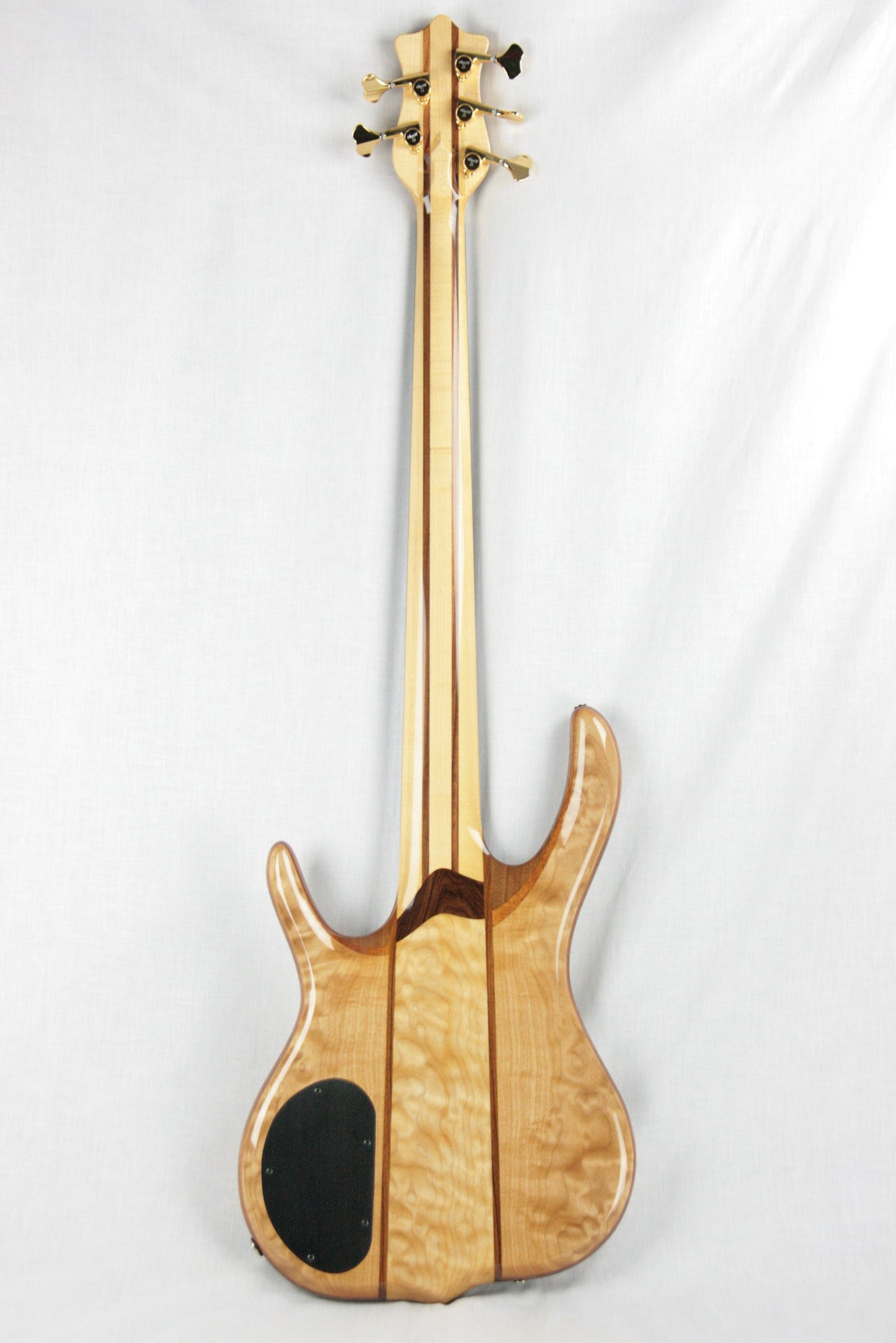 CLEAN 2006 Ken Smith BSR 5EG Elite 5-String Bass! Tiger Maple QUILT Top! Neck-Thru