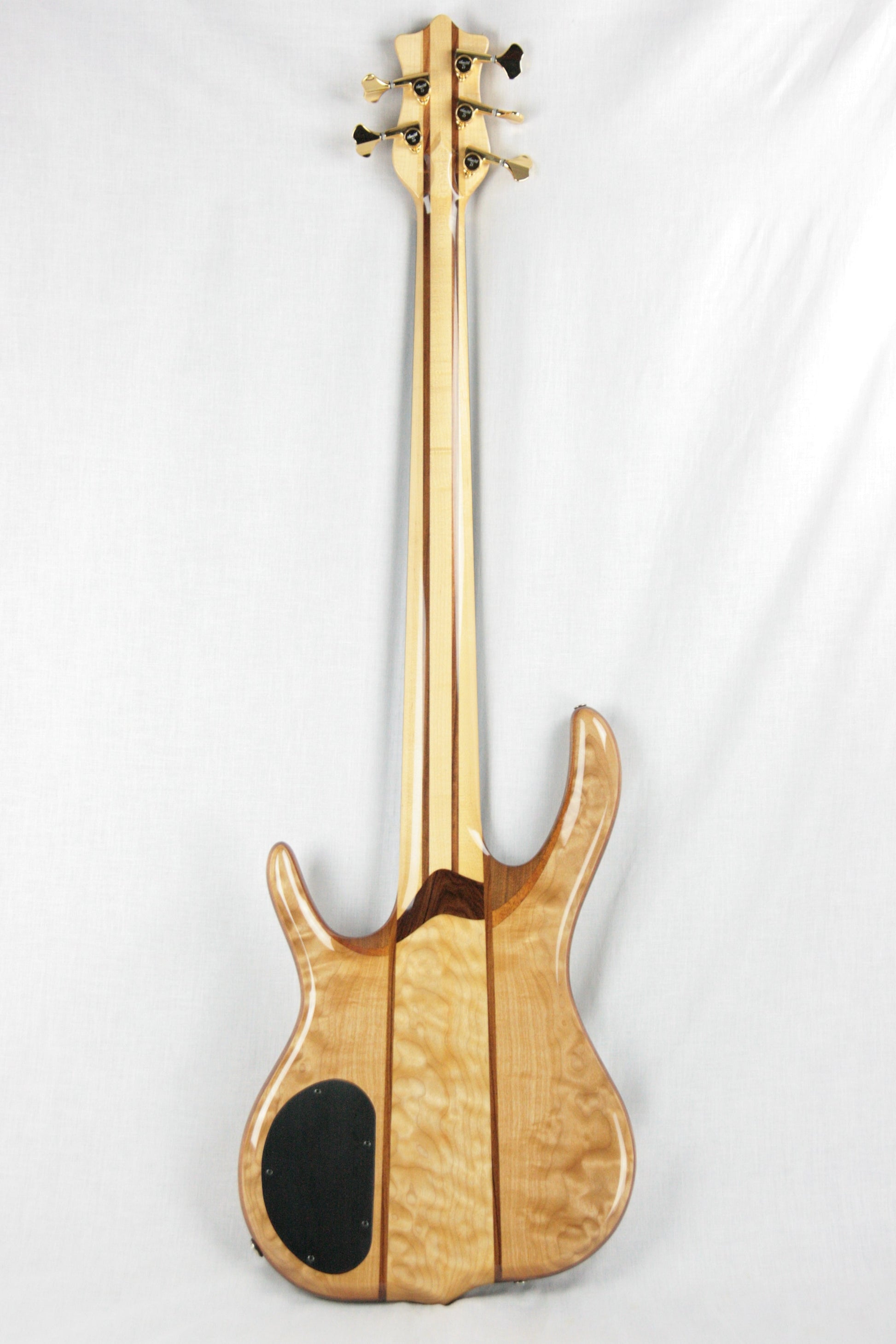 CLEAN 2006 Ken Smith BSR 5EG Elite 5-String Bass! Tiger Maple QUILT Top! Neck-Thru