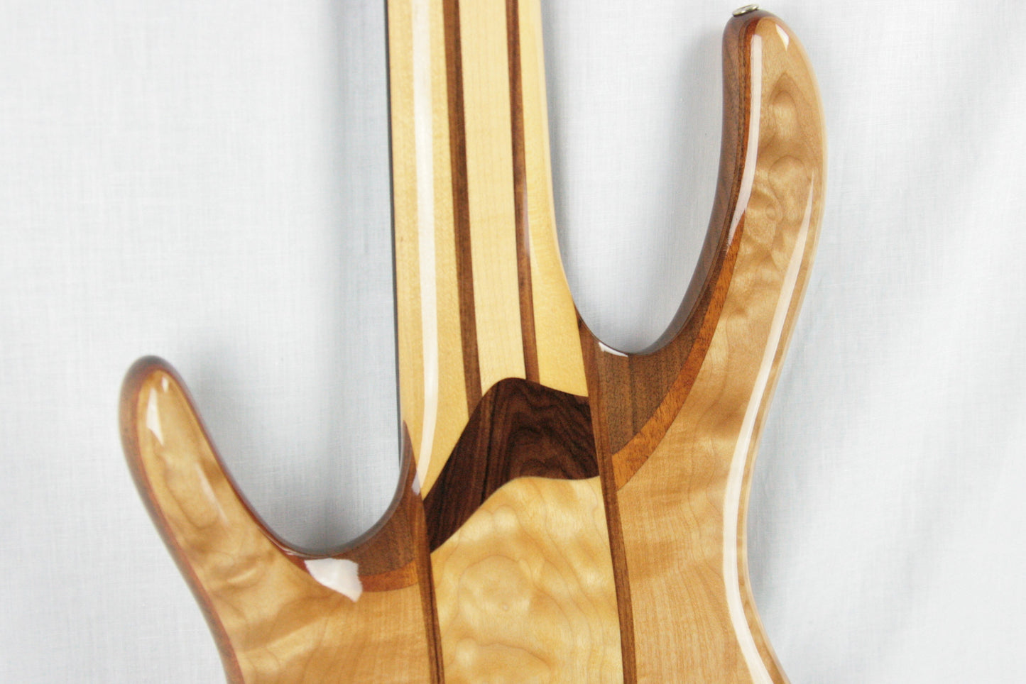 CLEAN 2006 Ken Smith BSR 5EG Elite 5-String Bass! Tiger Maple QUILT Top! Neck-Thru