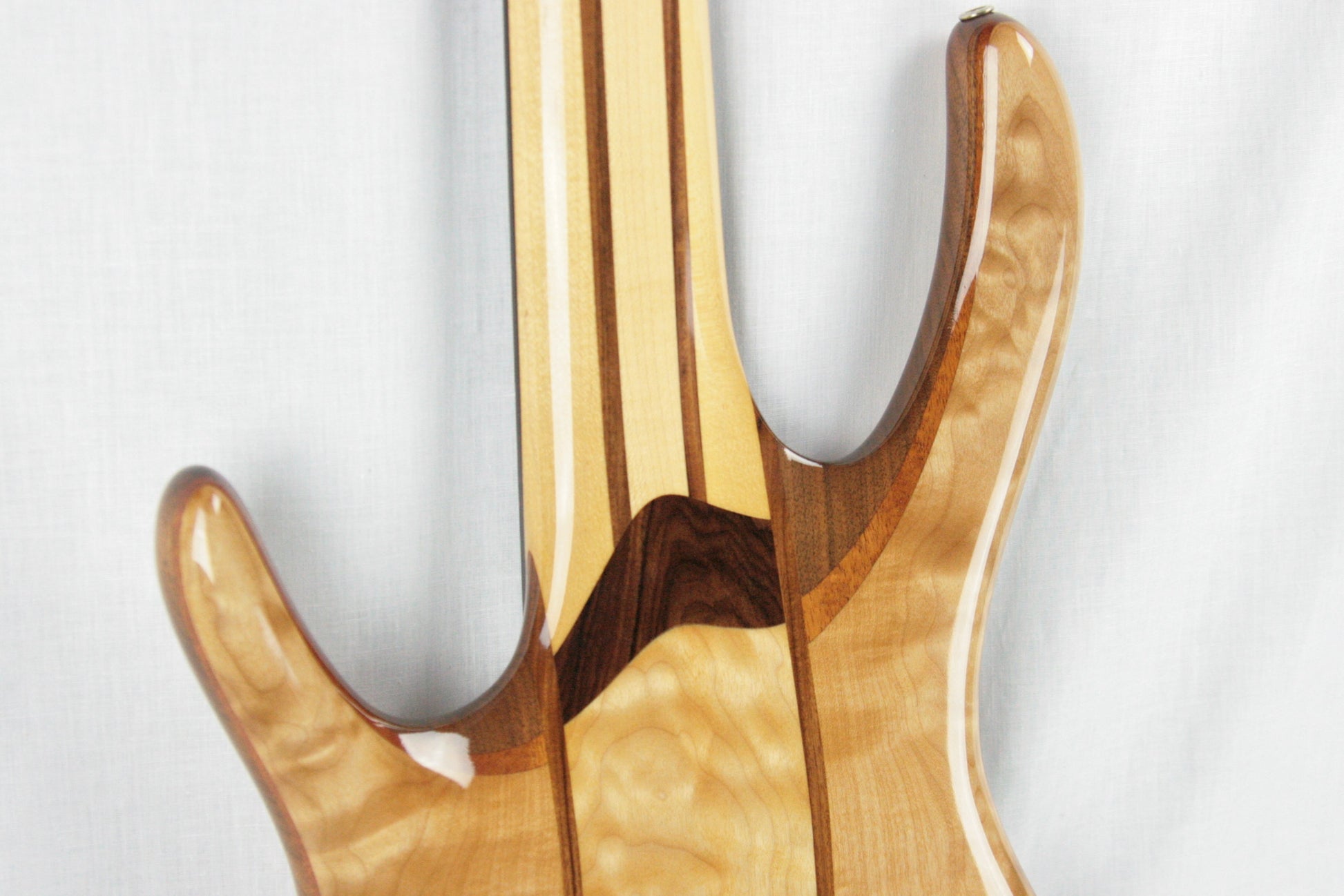 CLEAN 2006 Ken Smith BSR 5EG Elite 5-String Bass! Tiger Maple QUILT Top! Neck-Thru