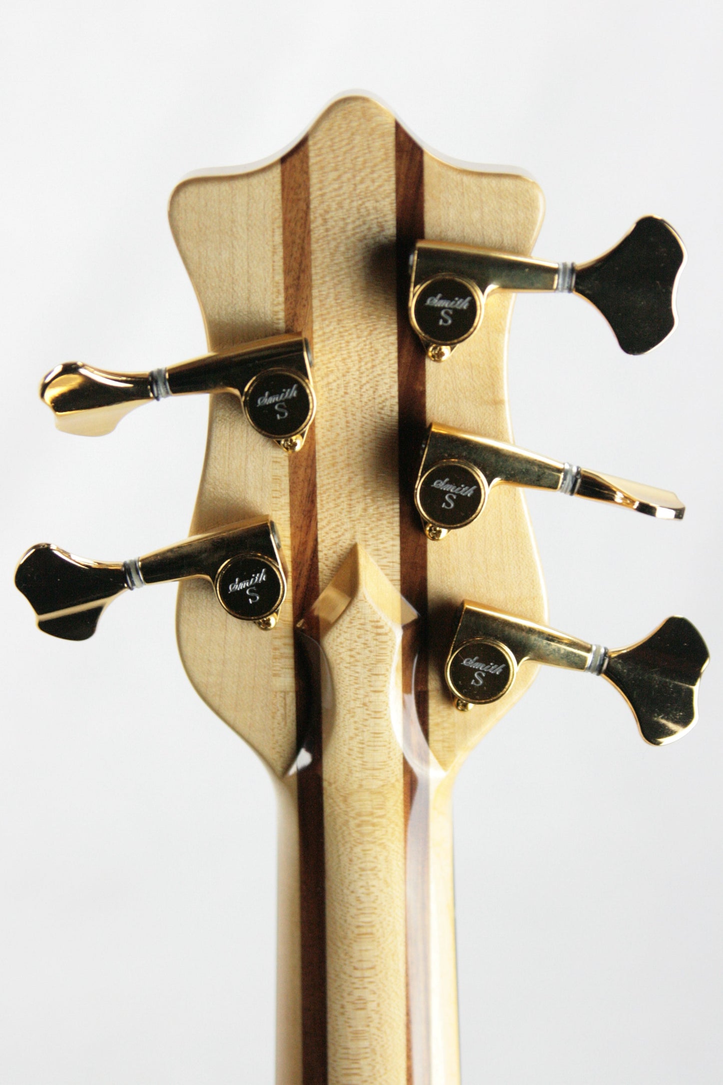 CLEAN 2006 Ken Smith BSR 5EG Elite 5-String Bass! Tiger Maple QUILT Top! Neck-Thru