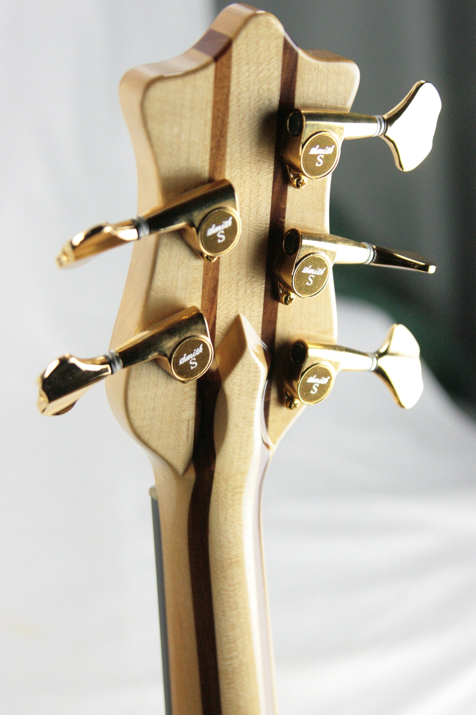 CLEAN 2006 Ken Smith BSR 5EG Elite 5-String Bass! Tiger Maple QUILT Top! Neck-Thru