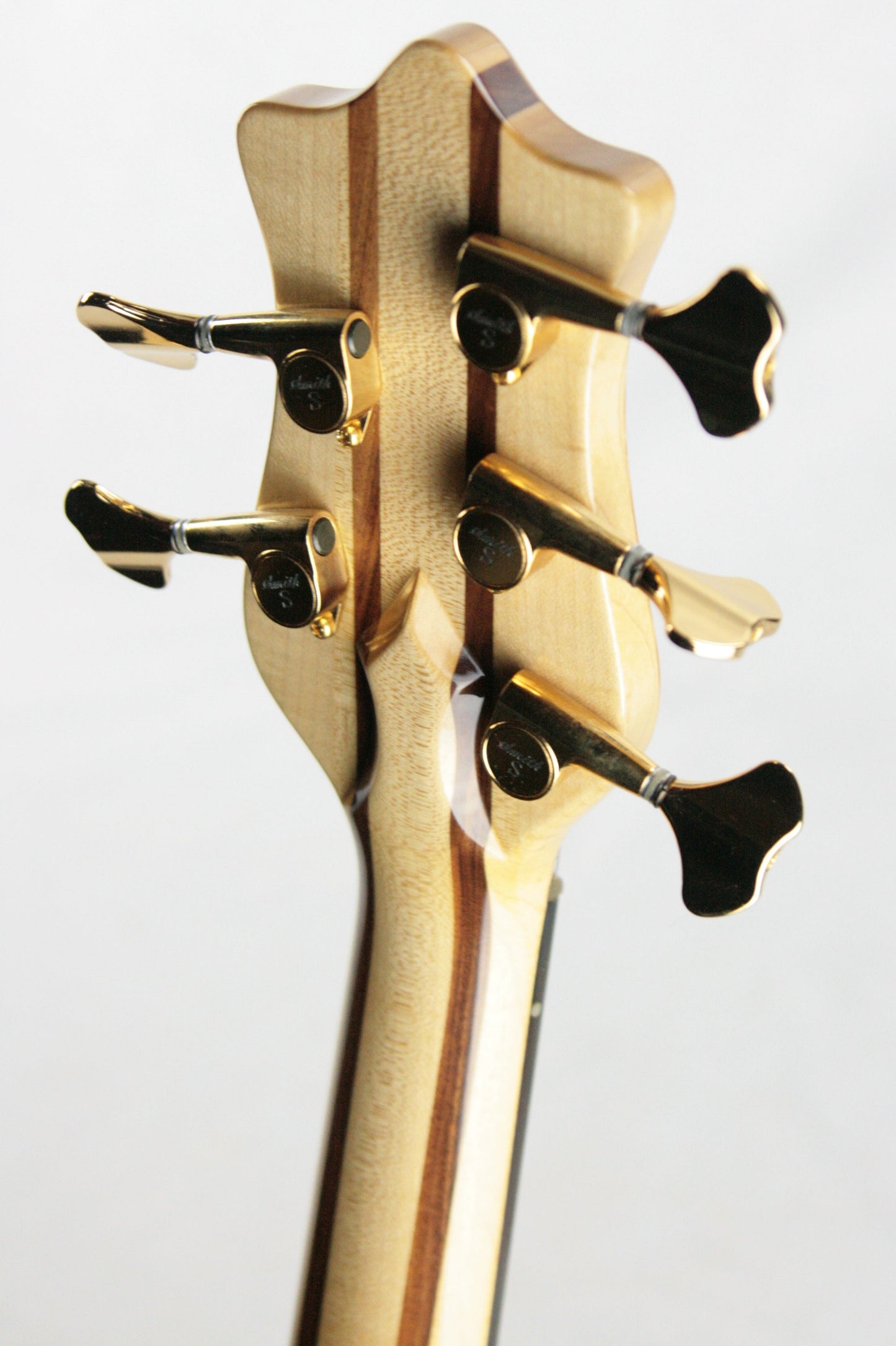 CLEAN 2006 Ken Smith BSR 5EG Elite 5-String Bass! Tiger Maple QUILT Top! Neck-Thru