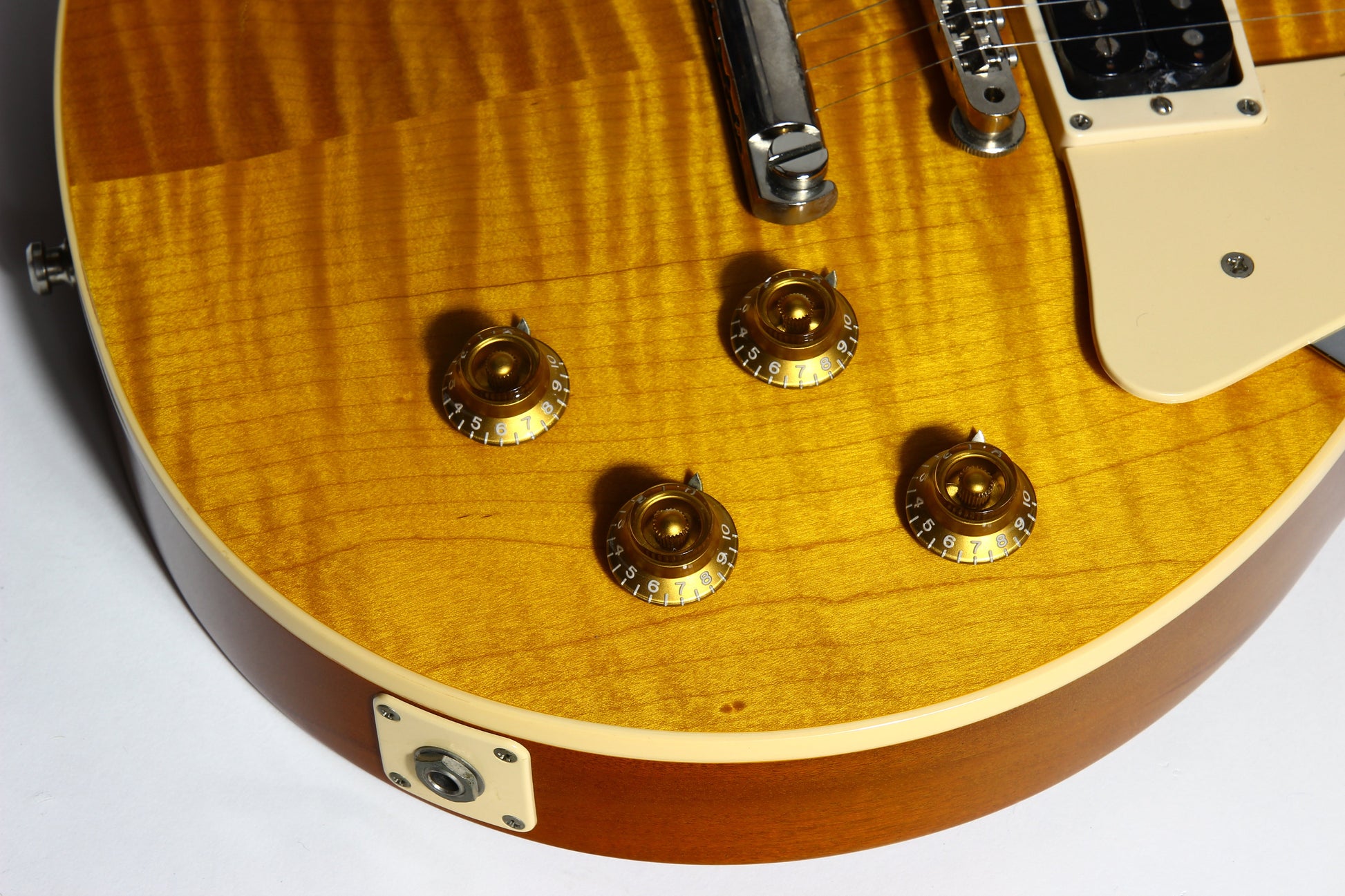 1992 Gibson Les Paul Model Classic Plus Flametop Trans AMBER 1960 Reissue -- Early 1990's standard