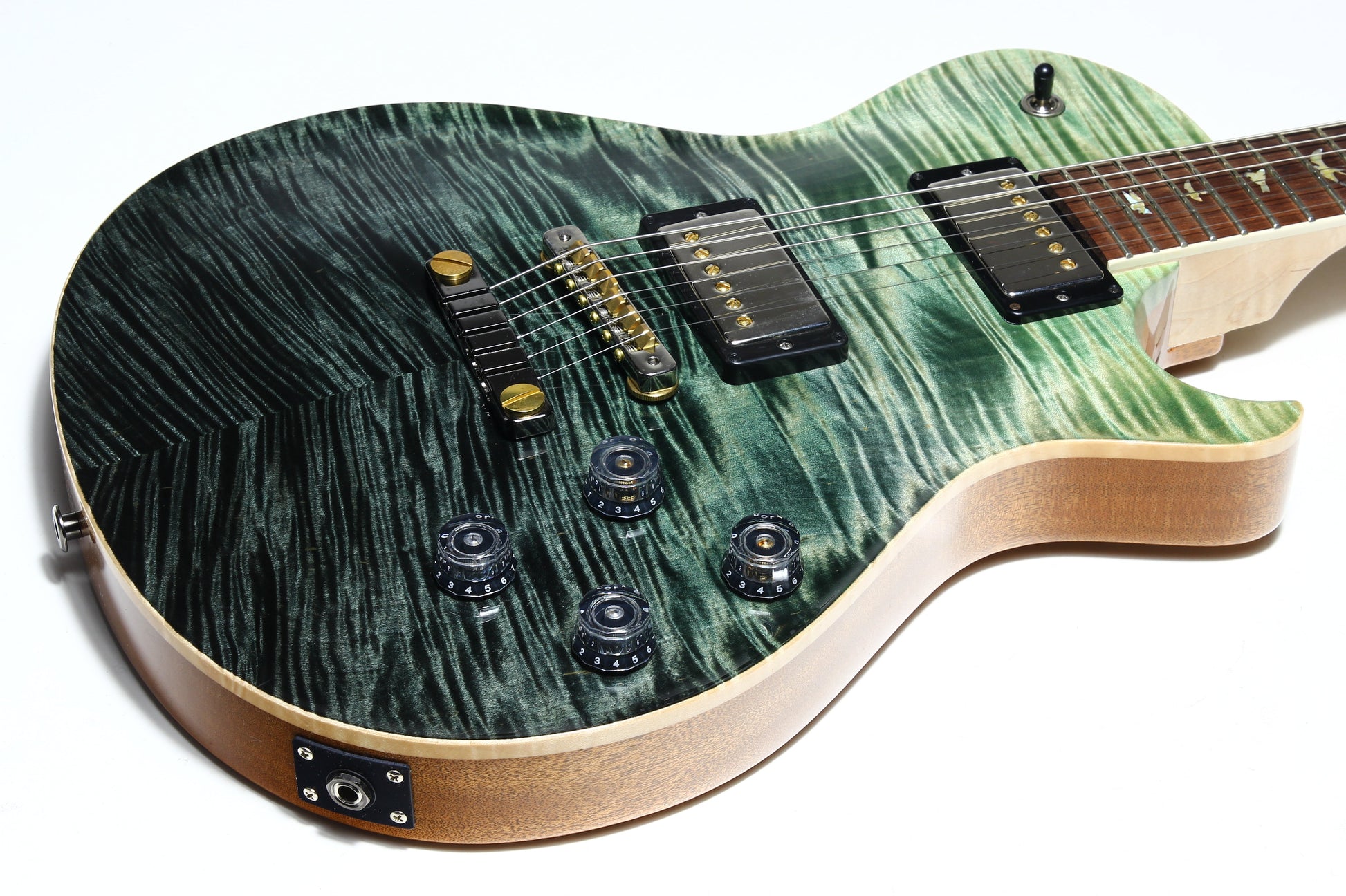 2025 PRS Wood Library BRAZILIAN ROSEWOOD McCarty 594 Singlecut | Trampas Green Fade  10 Top Paul Reed Smith