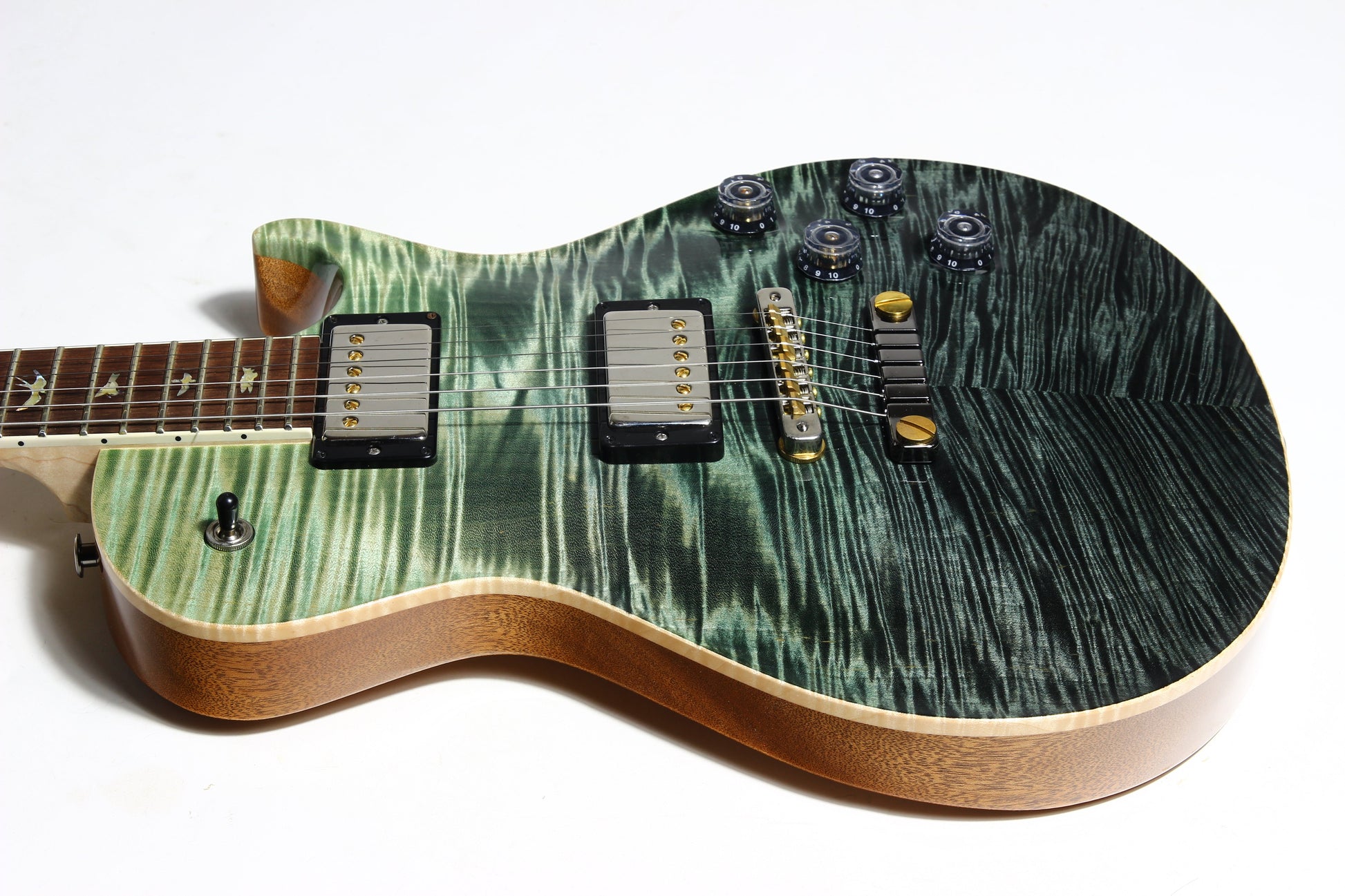 2025 PRS Wood Library BRAZILIAN ROSEWOOD McCarty 594 Singlecut | Trampas Green Fade  10 Top Paul Reed Smith