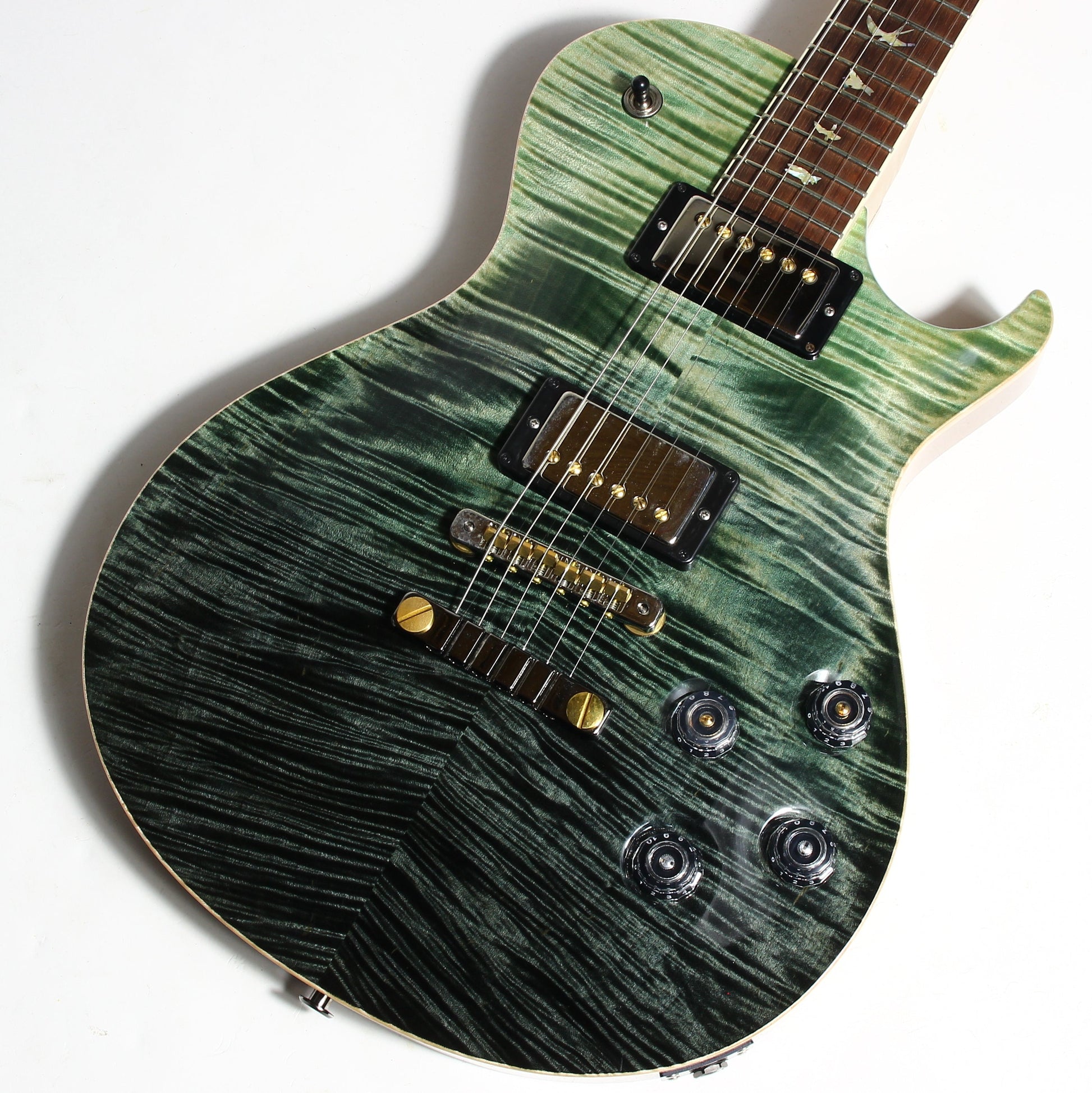 2025 PRS Wood Library BRAZILIAN ROSEWOOD McCarty 594 Singlecut | Trampas Green Fade  10 Top Paul Reed Smith