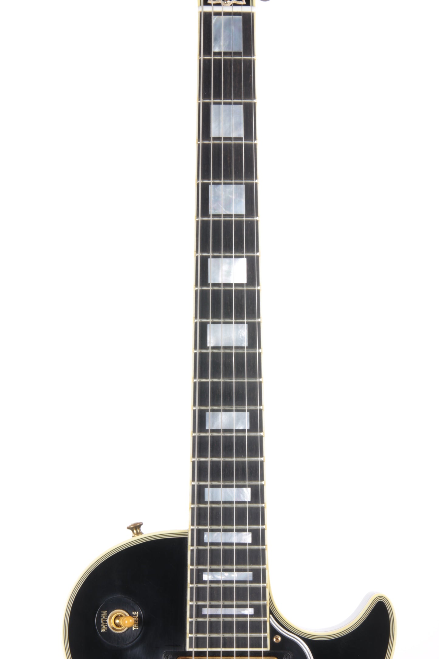 1957 Gibson Les Paul Custom Reissue Bigsby 3 Pickups! LPB-3 Black Beauty Historic 57