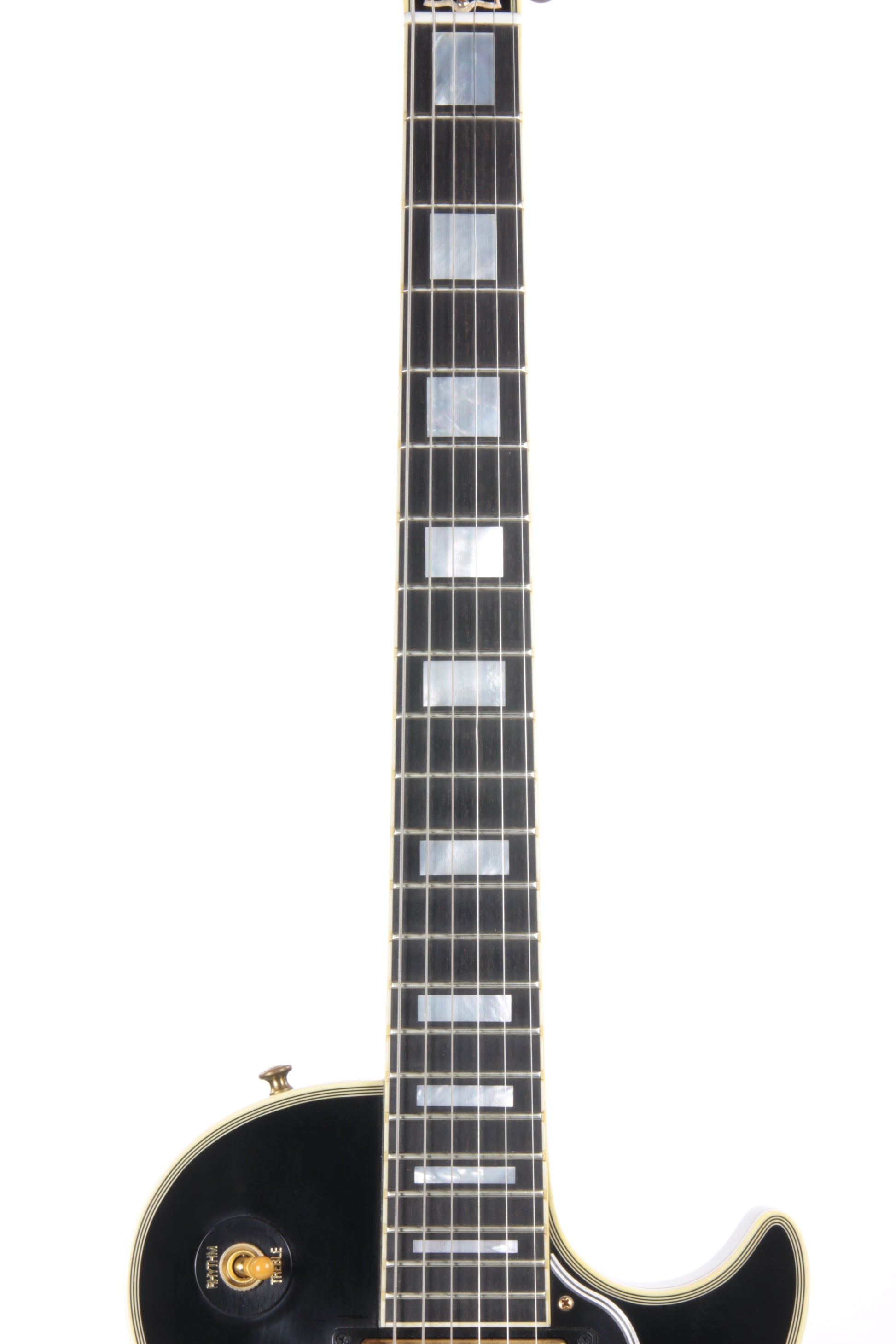 1957 Gibson Les Paul Custom Reissue Bigsby 3 Pickups! LPB-3 Black Beauty Historic 57