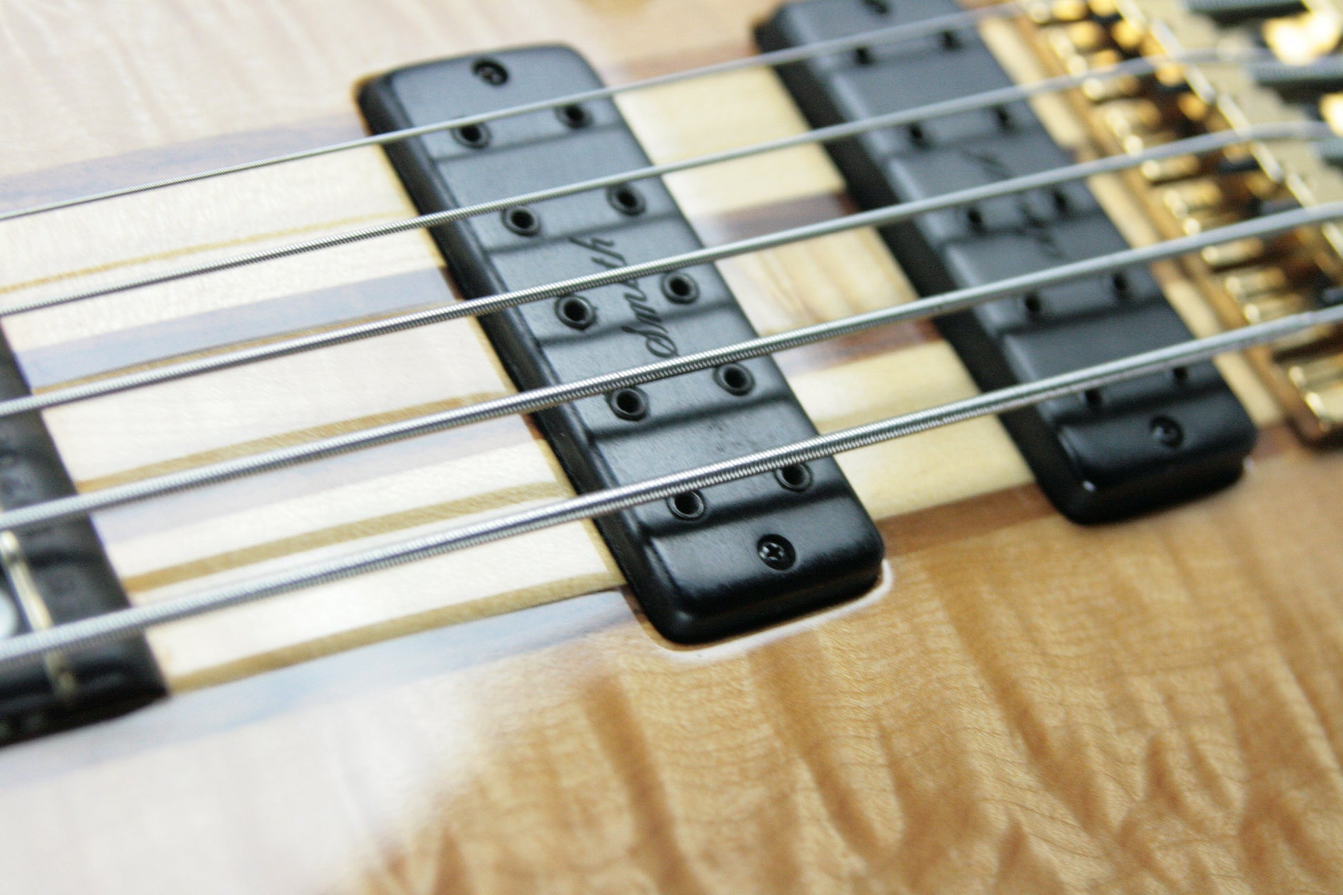 CLEAN 2006 Ken Smith BSR 5EG Elite 5-String Bass! Tiger Maple QUILT Top! Neck-Thru