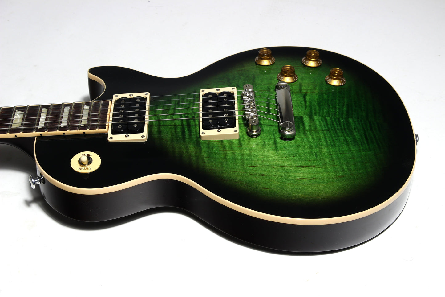 2017 Gibson USA SLASH Anaconda Les Paul Standard FIRST RUN Earliest Batch! Green Burst Flametop UNPLAYED w BOX!