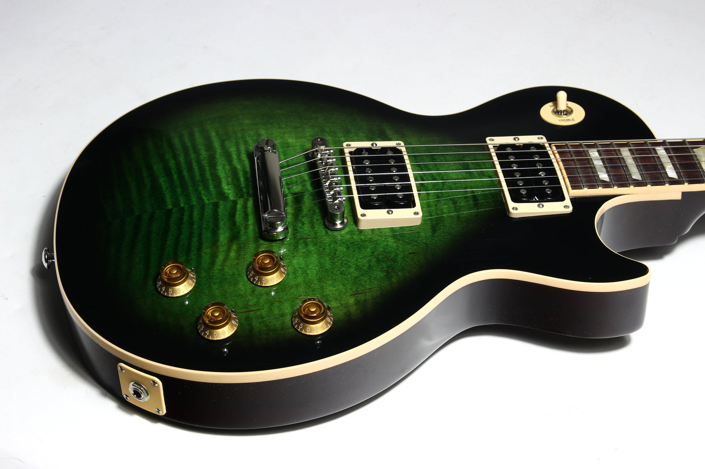 2017 Gibson USA SLASH Anaconda Les Paul Standard FIRST RUN Earliest Batch! Green Burst Flametop UNPLAYED w BOX!