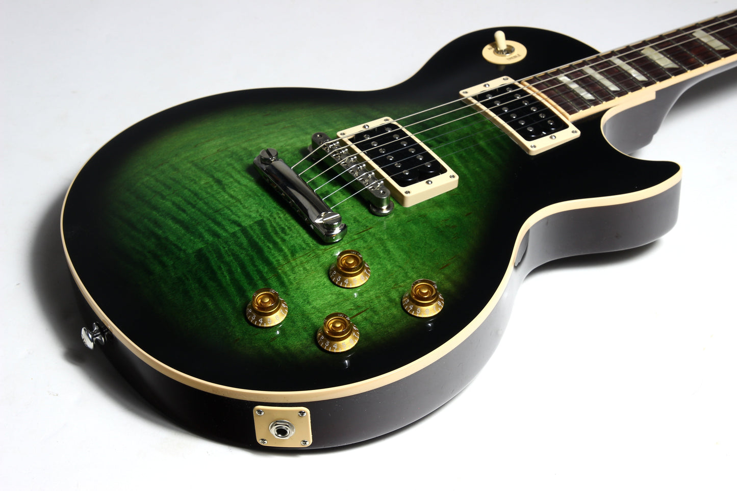 2017 Gibson USA SLASH Anaconda Les Paul Standard FIRST RUN Earliest Batch! Green Burst Flametop UNPLAYED w BOX!