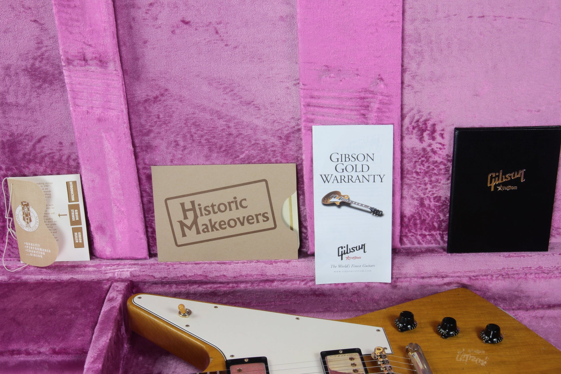 1958 Gibson Custom Shop Korina Explorer 50th Anniversary Historic Makeovers Deluxe - Brazilian Rosewood Fretboard + Throbaks!