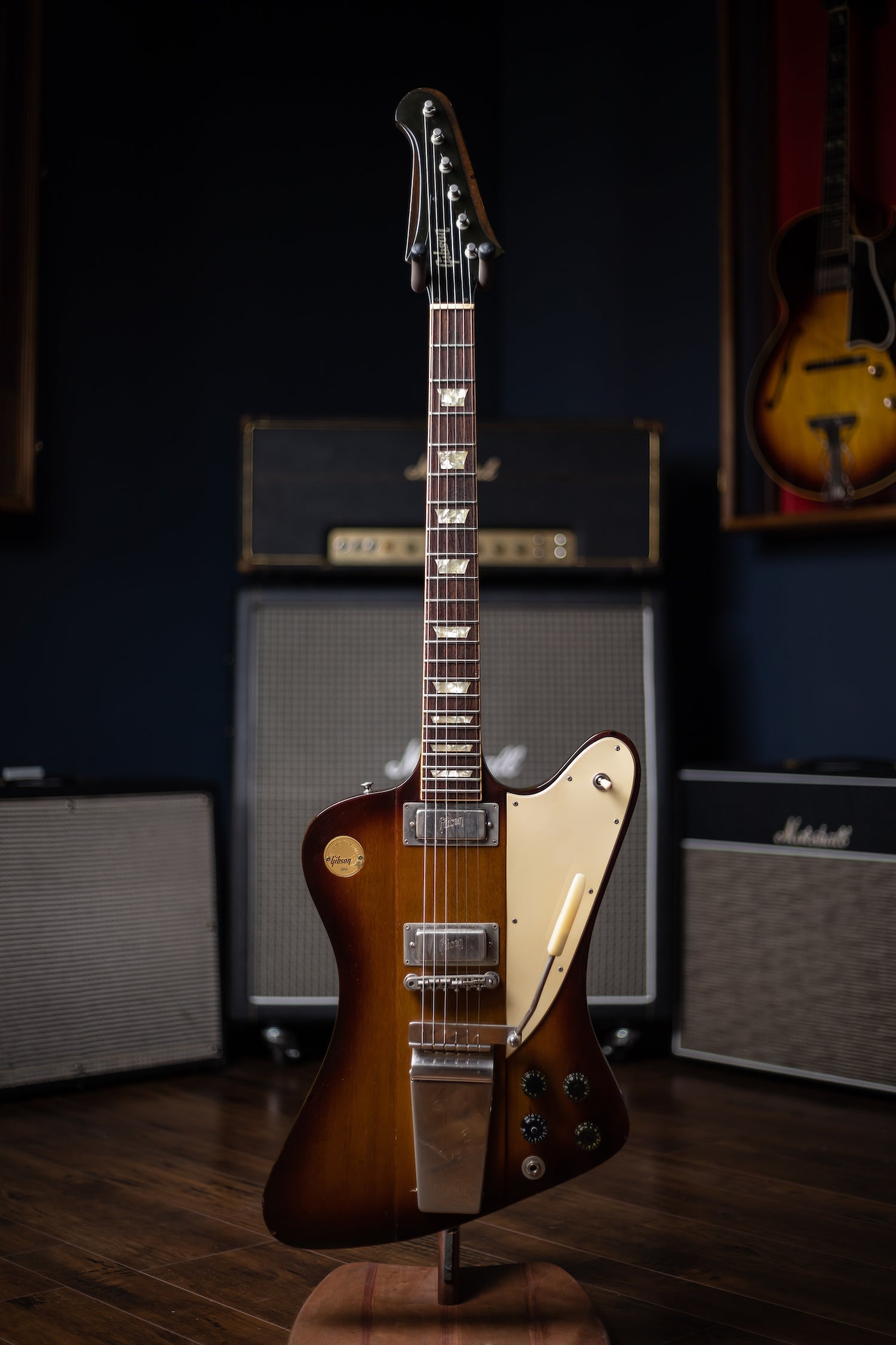 1972 Gibson Firebird V Medallion Limited Edition Electric Guitar - Sunburst