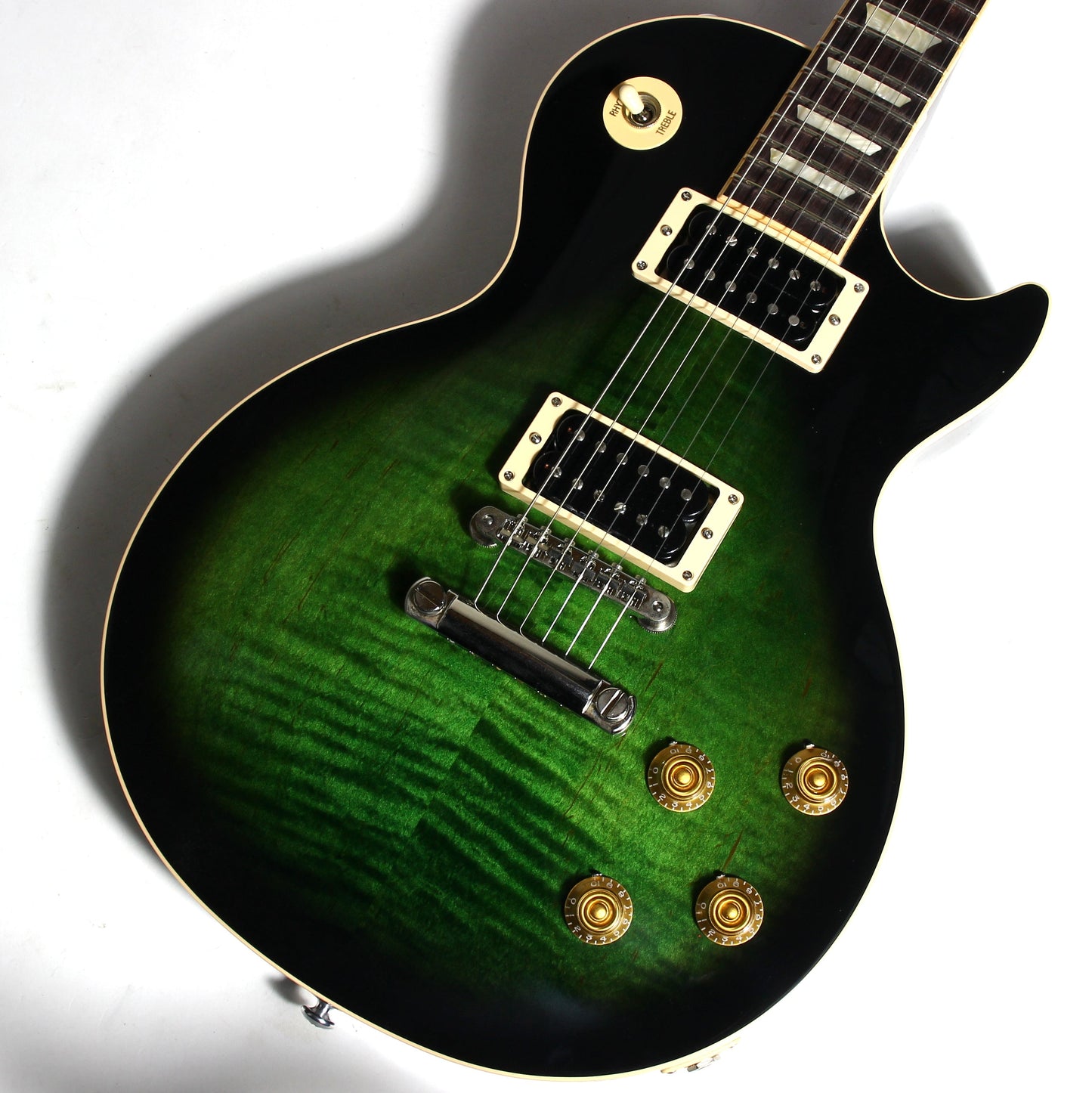 2017 Gibson USA SLASH Anaconda Les Paul Standard FIRST RUN Earliest Batch! Green Burst Flametop UNPLAYED w BOX!