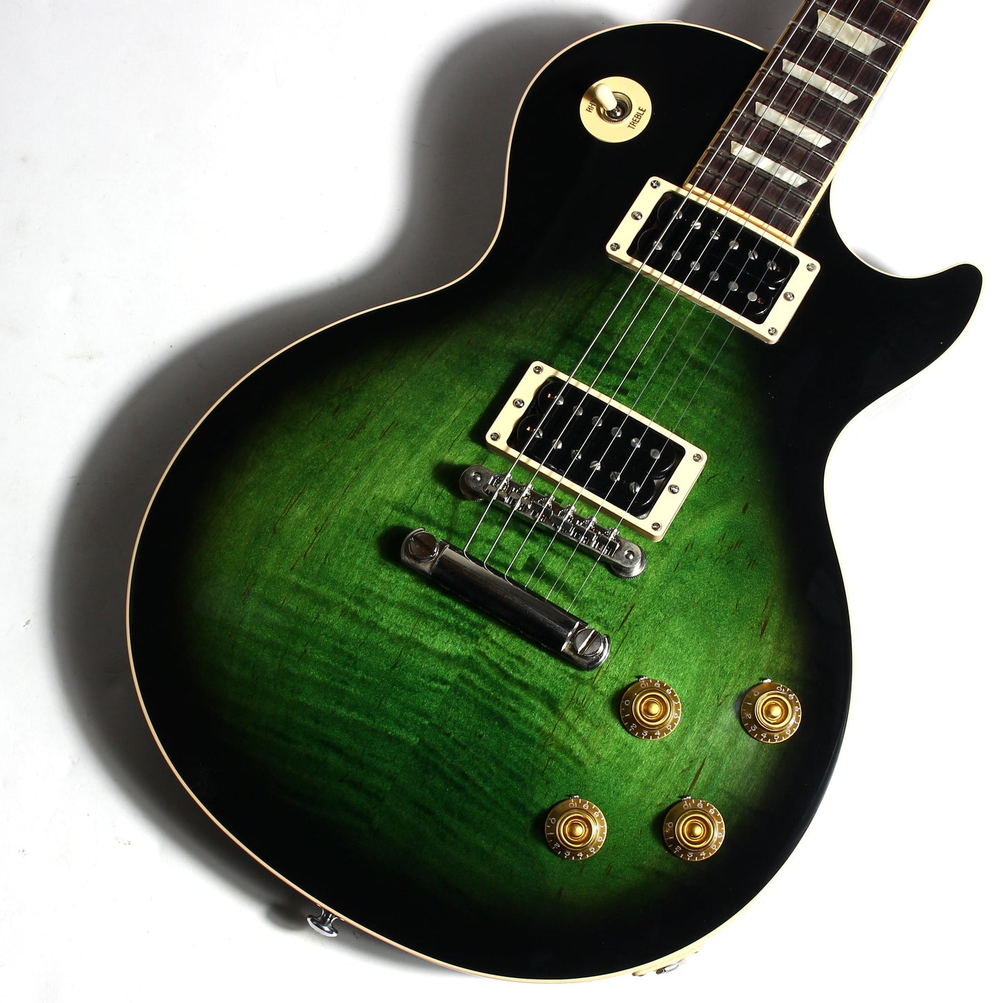 2017 Gibson USA SLASH Anaconda Les Paul Standard FIRST RUN Earliest Batch! Green Burst Flametop UNPLAYED w BOX!