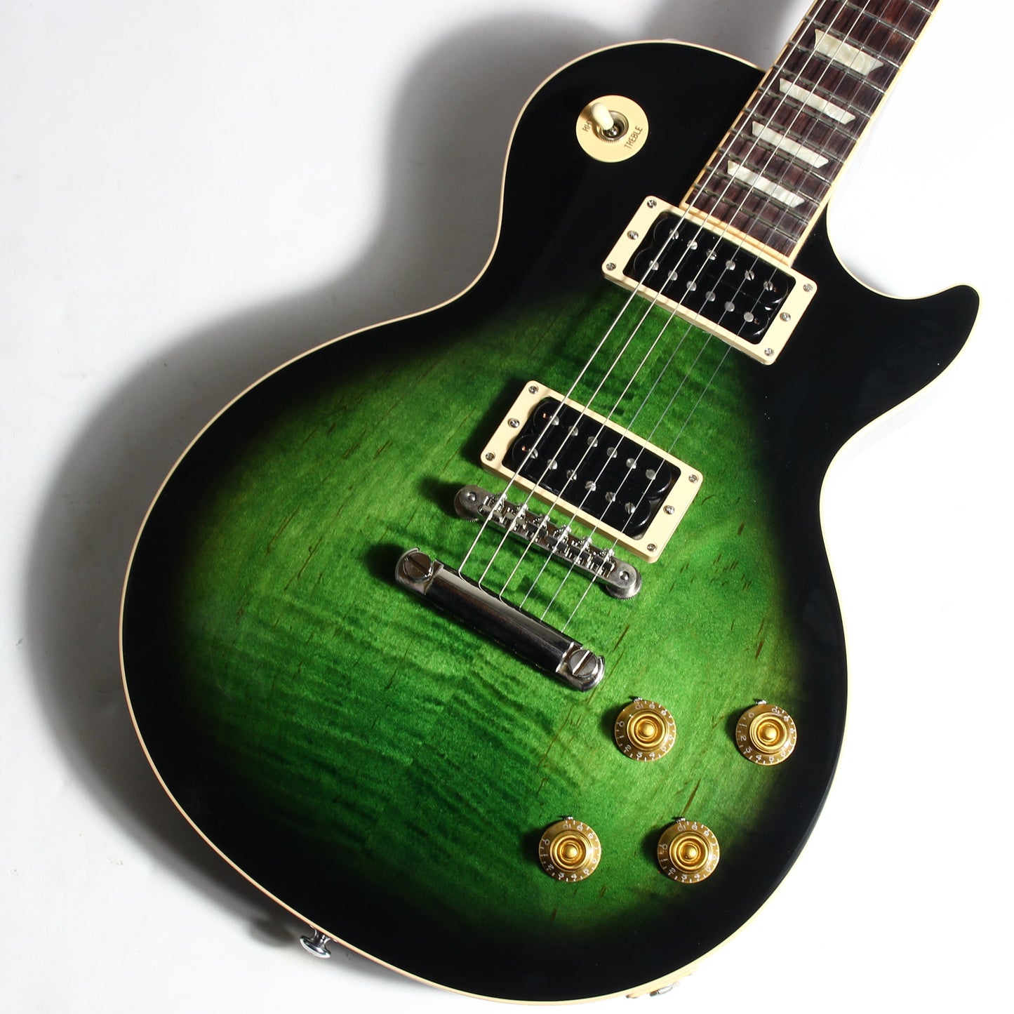 2017 Gibson USA SLASH Anaconda Les Paul Standard FIRST RUN Earliest Batch! Green Burst Flametop UNPLAYED w BOX!