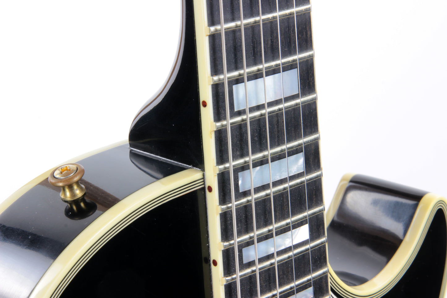 1957 Gibson Les Paul Custom Reissue Bigsby 3 Pickups! LPB-3 Black Beauty Historic 57