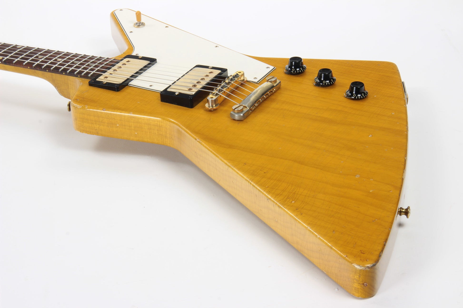 1958 Gibson Custom Shop Korina Explorer 50th Anniversary Historic Makeovers Deluxe - Brazilian Rosewood Fretboard + Throbaks!