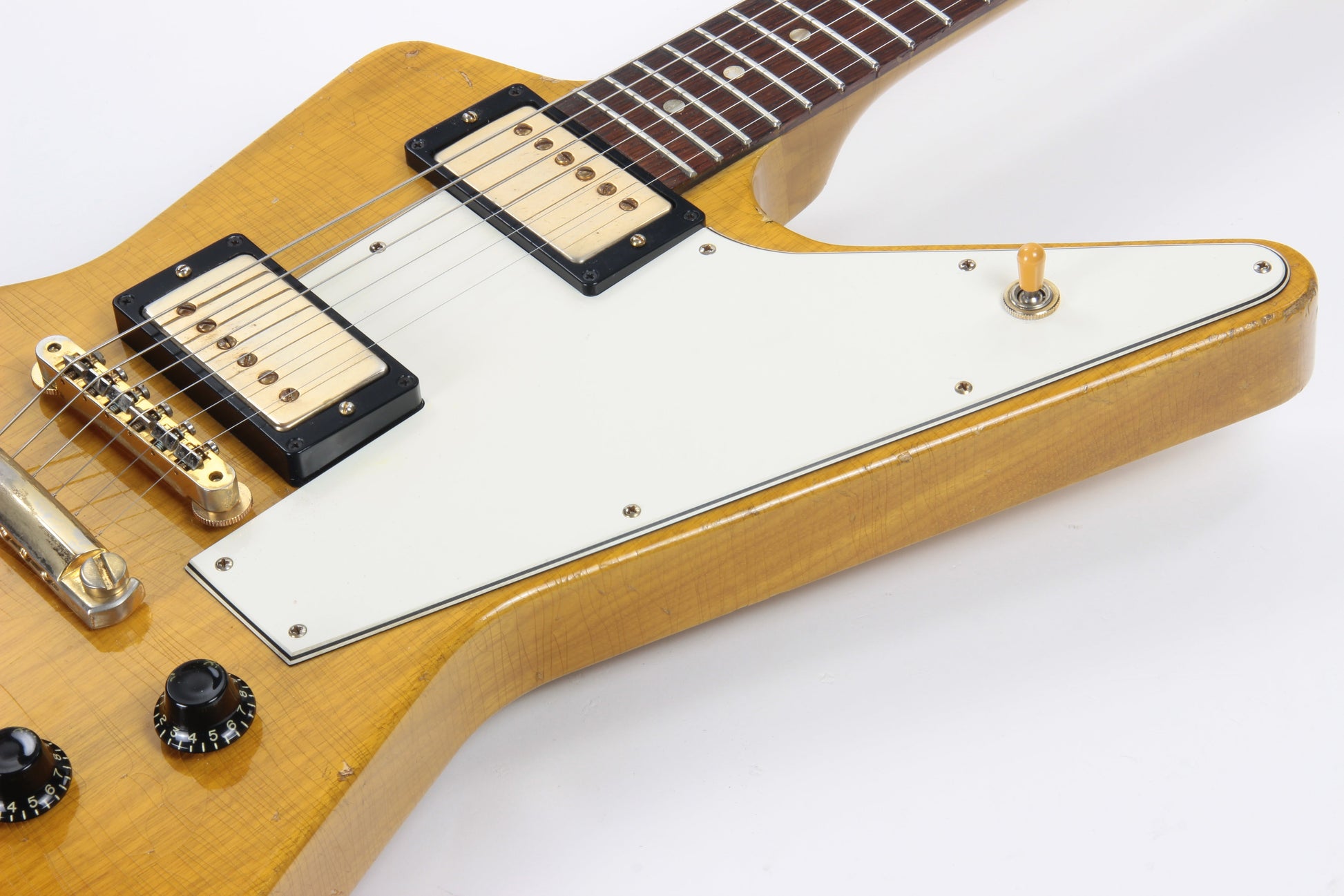 1958 Gibson Custom Shop Korina Explorer 50th Anniversary Historic Makeovers Deluxe - Brazilian Rosewood Fretboard + Throbaks!
