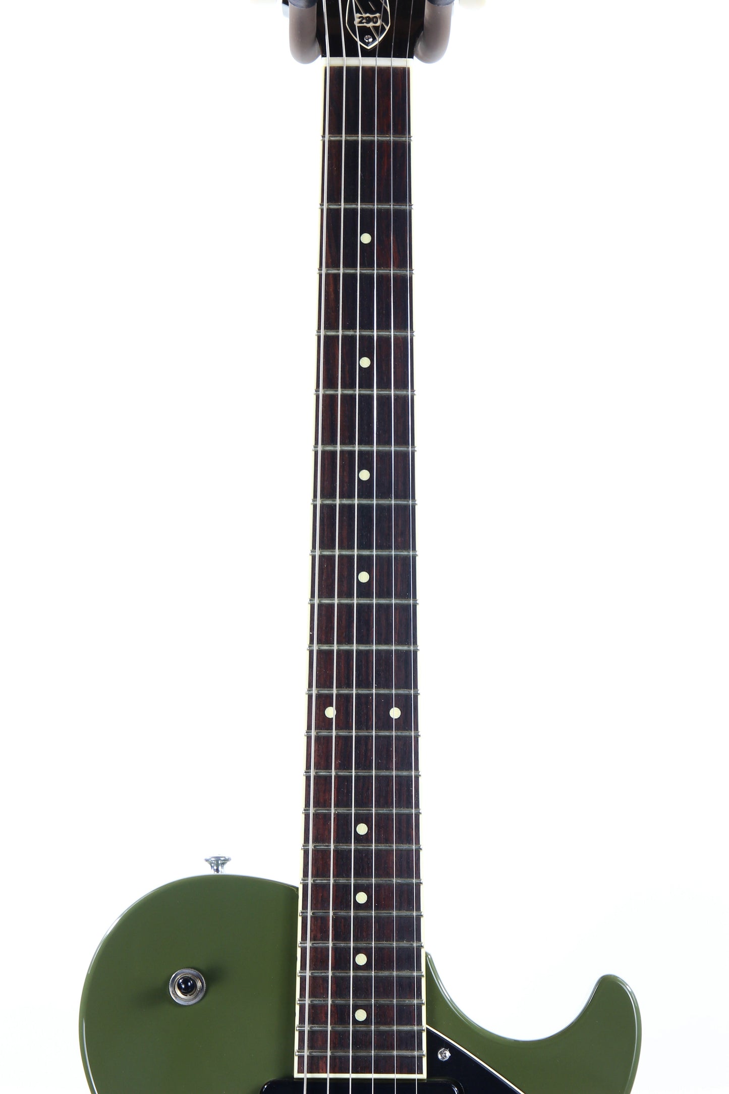 2022 Collings 290 Olive Drab Full Body -- Throbaks P90 52/54, Single Cut SC, Wraparound Bridge!