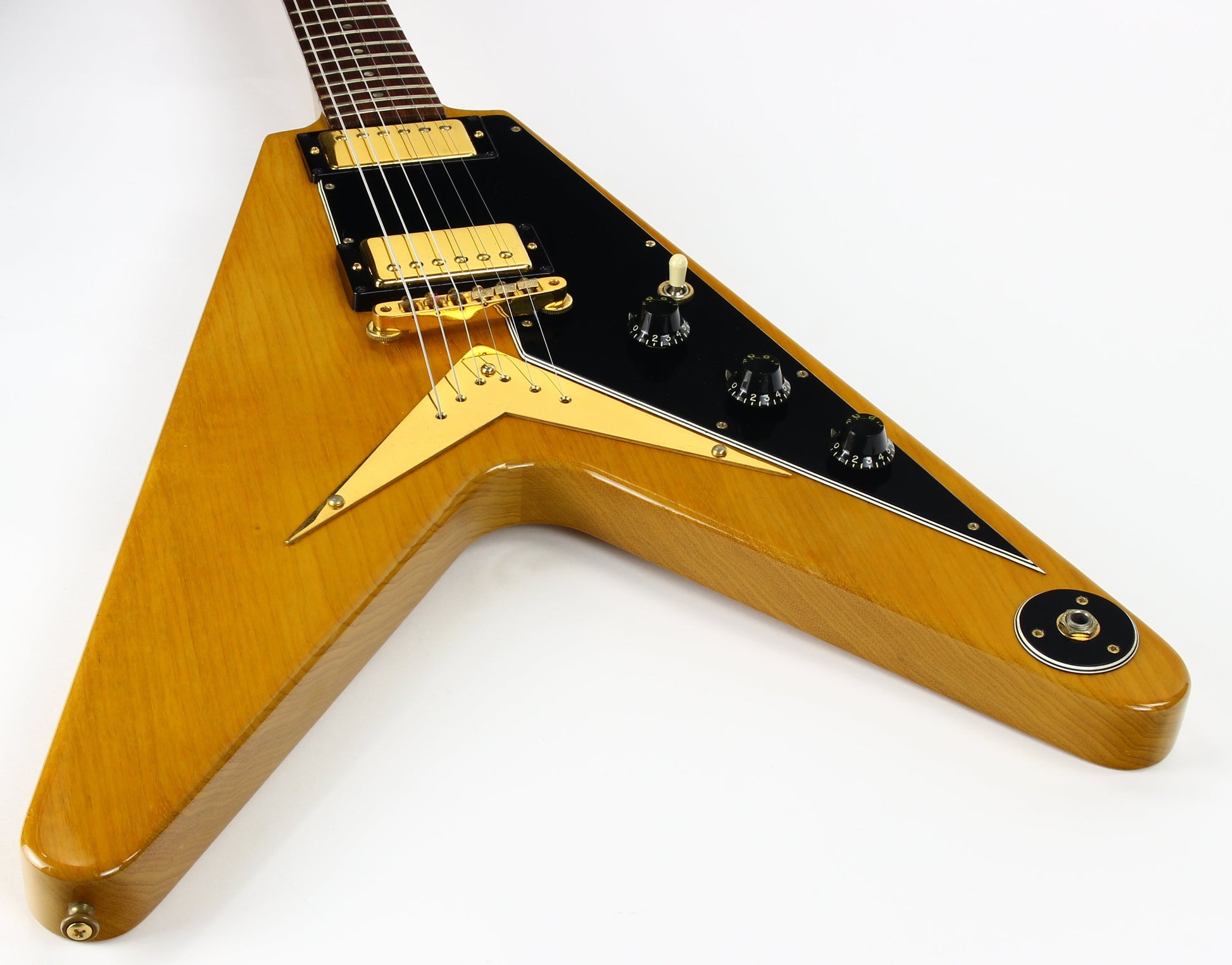 MINTY! 1983 Gibson Flying V Natural KORINA Heritage Series 1958 Reissue w/ OHSC! explorer 58 vee custom shop