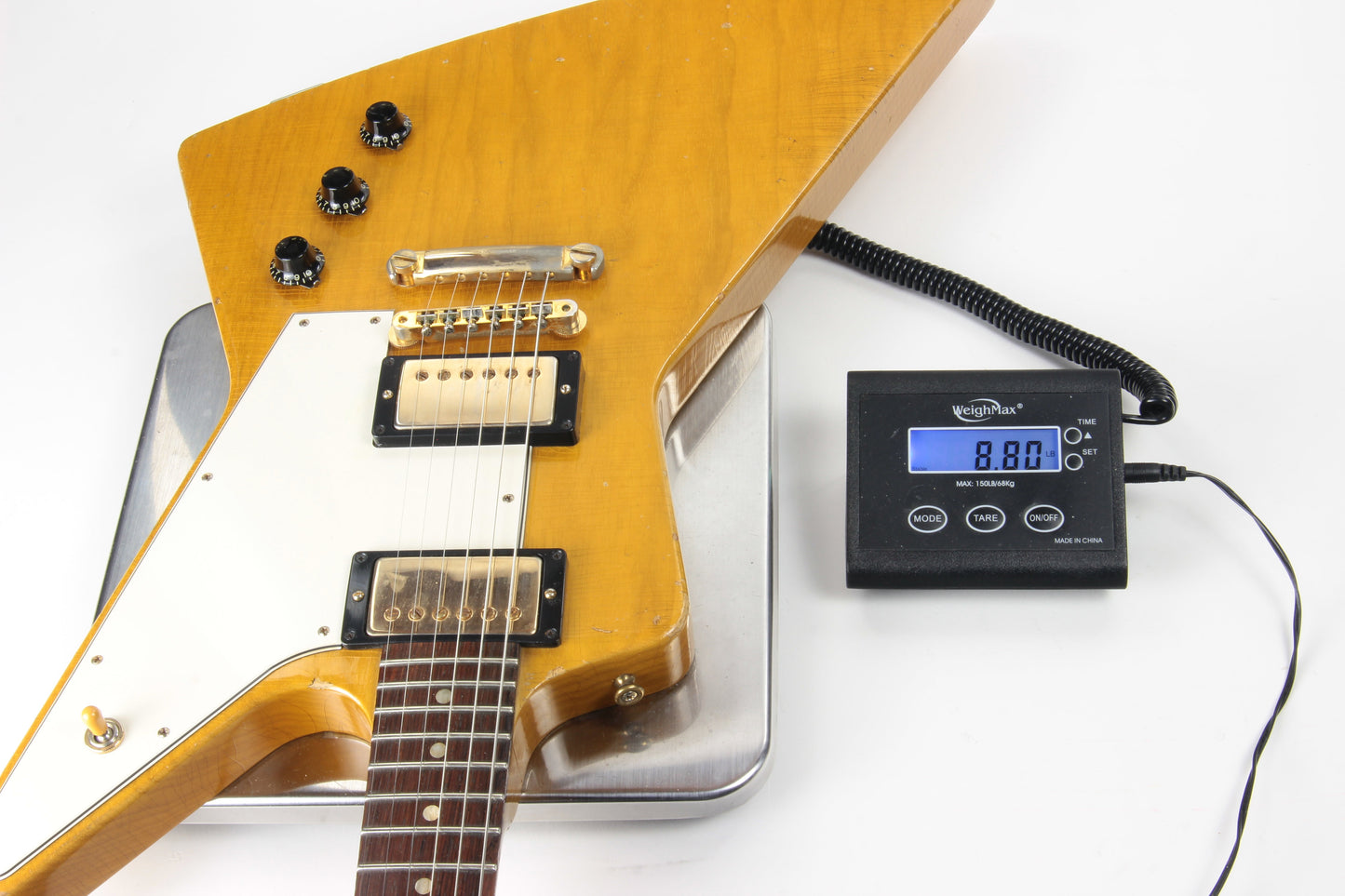 1958 Gibson Custom Shop Korina Explorer 50th Anniversary Historic Makeovers Deluxe - Brazilian Rosewood Fretboard + Throbaks!