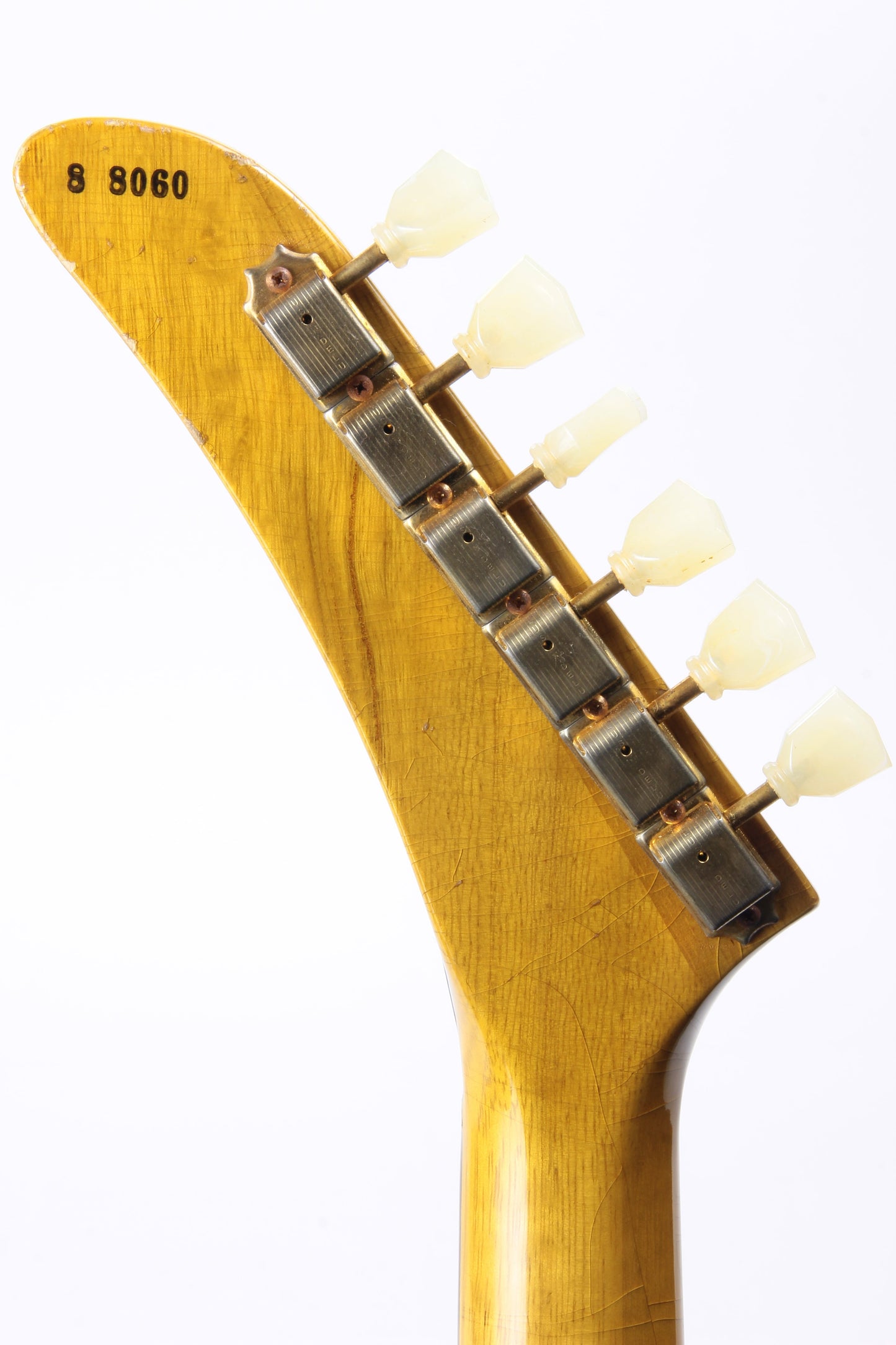 1958 Gibson Custom Shop Korina Explorer 50th Anniversary Historic Makeovers Deluxe - Brazilian Rosewood Fretboard + Throbaks!
