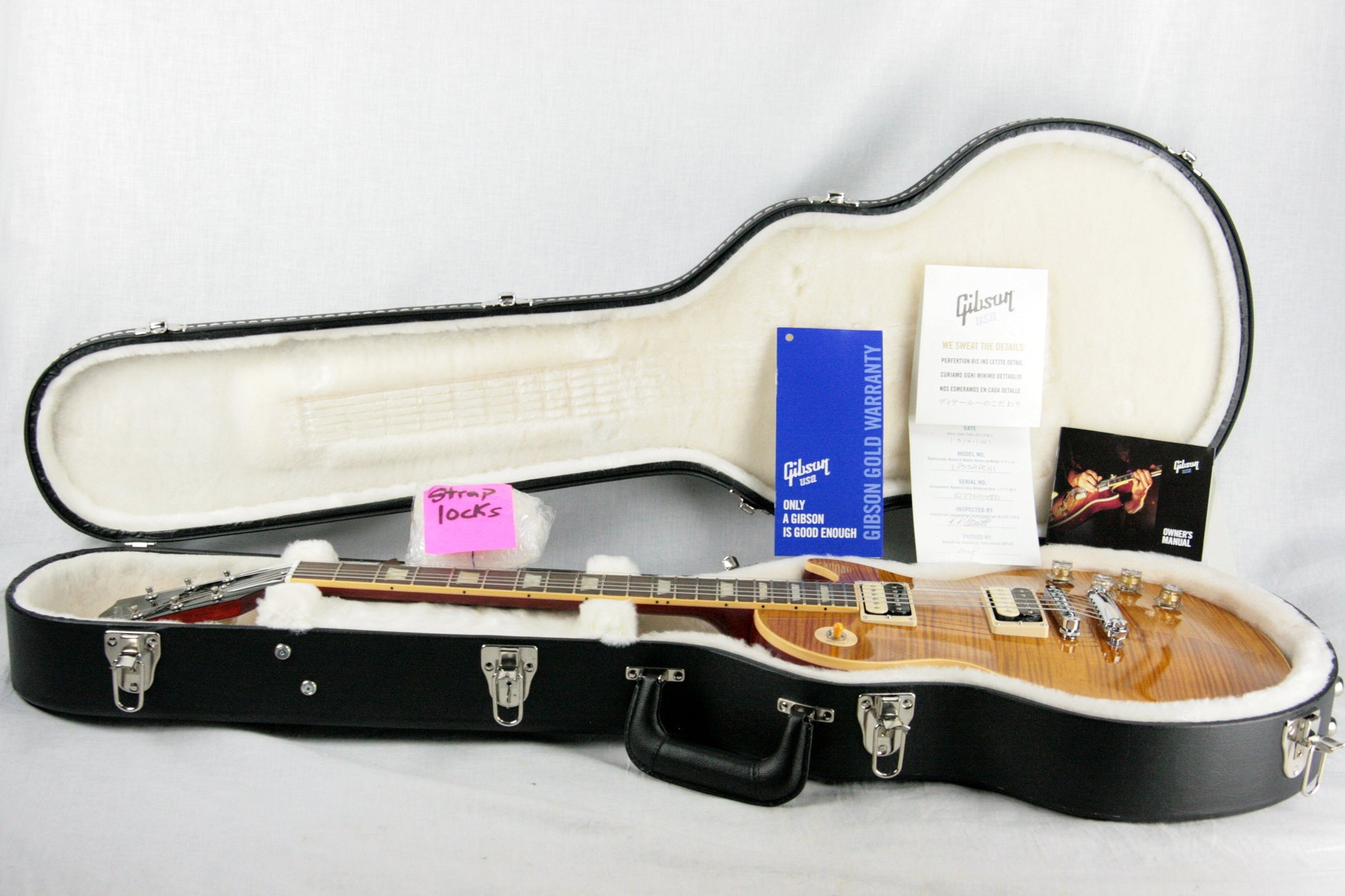 2010 Gibson SLASH AFD Signature Model Les Paul Appetite For Destruction USA Amber Flametop