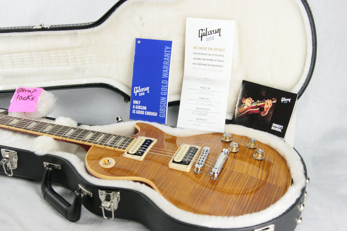 2010 Gibson SLASH AFD Signature Model Les Paul Appetite For Destruction USA Amber Flametop