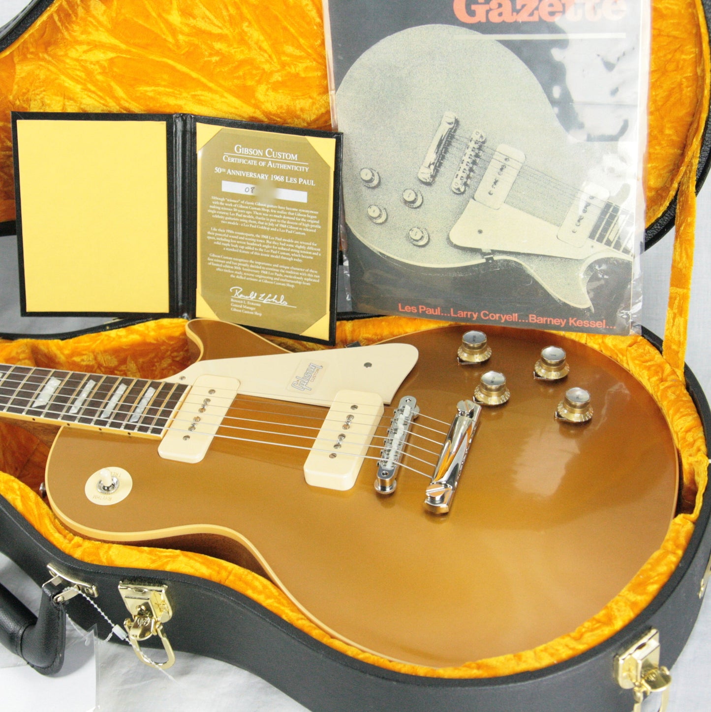 2018 Gibson 1968 Les Paul Goldtop Historic Reissue! 50th Anniversary Limited Edition 68 Made!