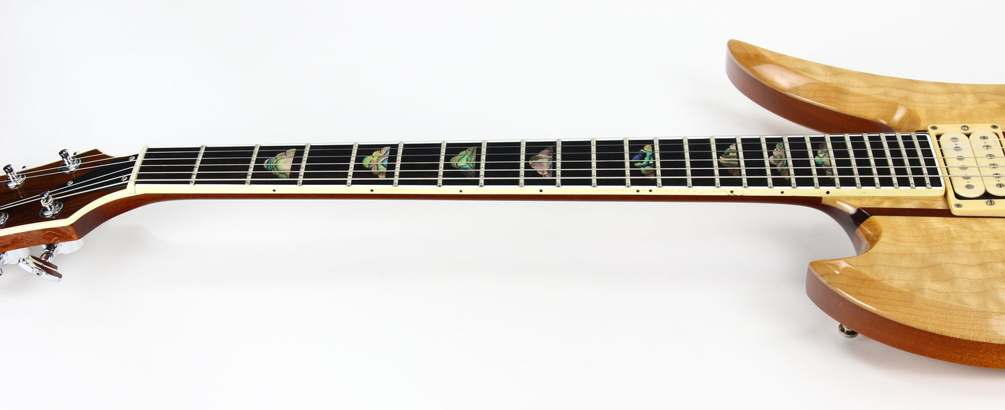 1999 BC Rich USA Mockingbird Supreme Deluxe Electric Guitar | Quilted Maple Top, Bernie Rico Signed