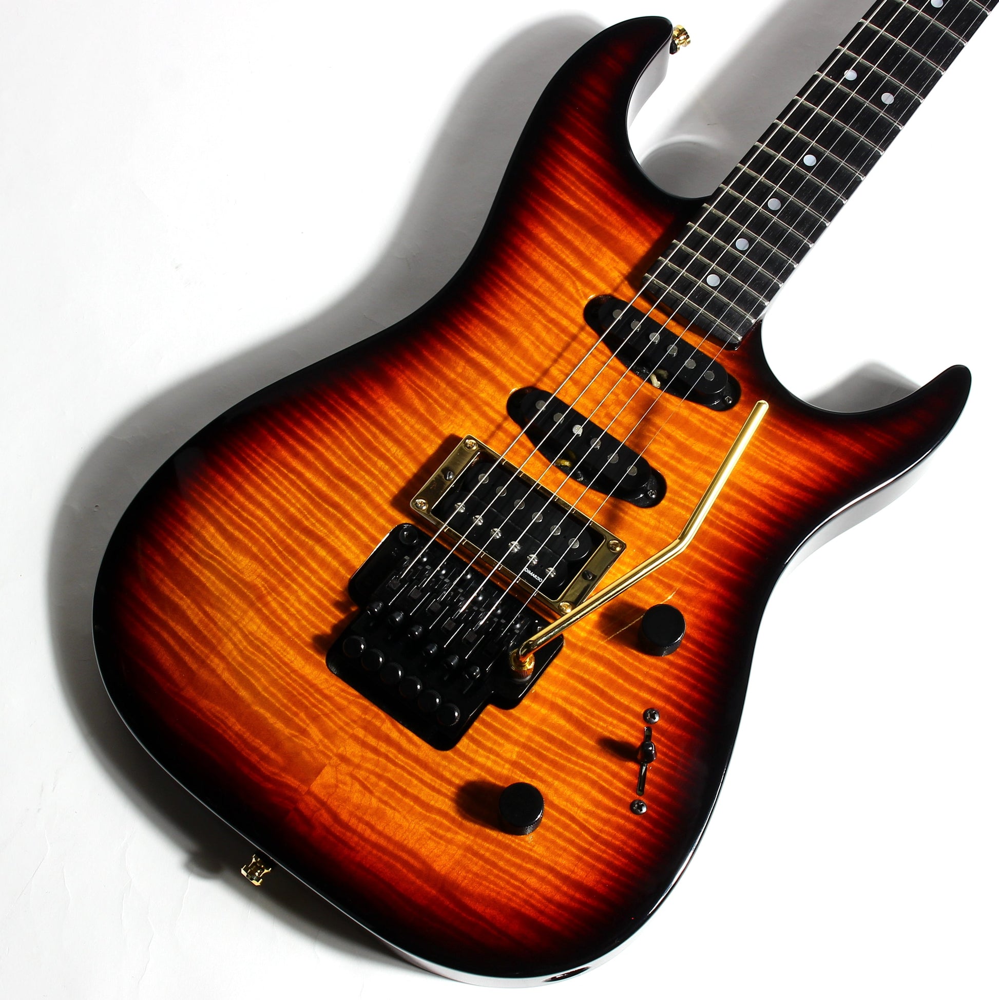 1994 Fender Custom Shop Set Neck SN Stratocaster Floyd Rose Reverse Headstock Flame Top - John Page Era! Rare Guitar!