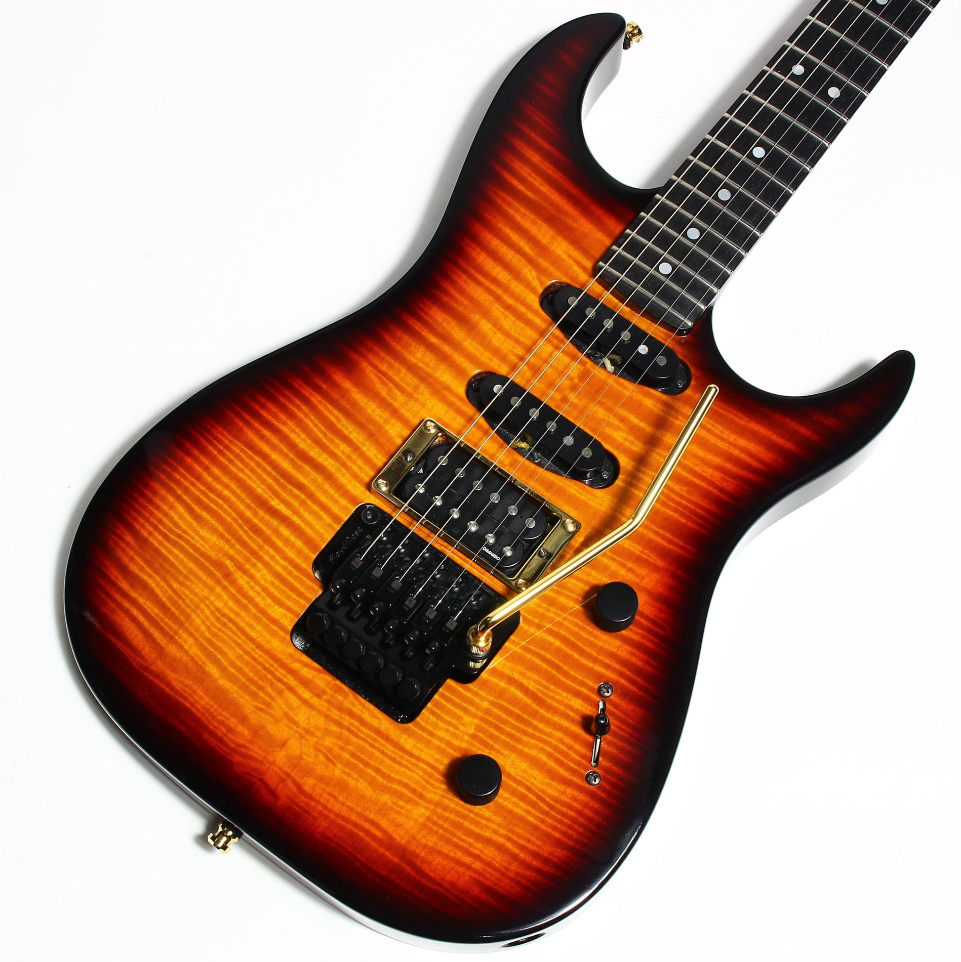 1994 Fender Custom Shop Set Neck SN Stratocaster Floyd Rose Reverse Headstock Flame Top - John Page Era! Rare Guitar!