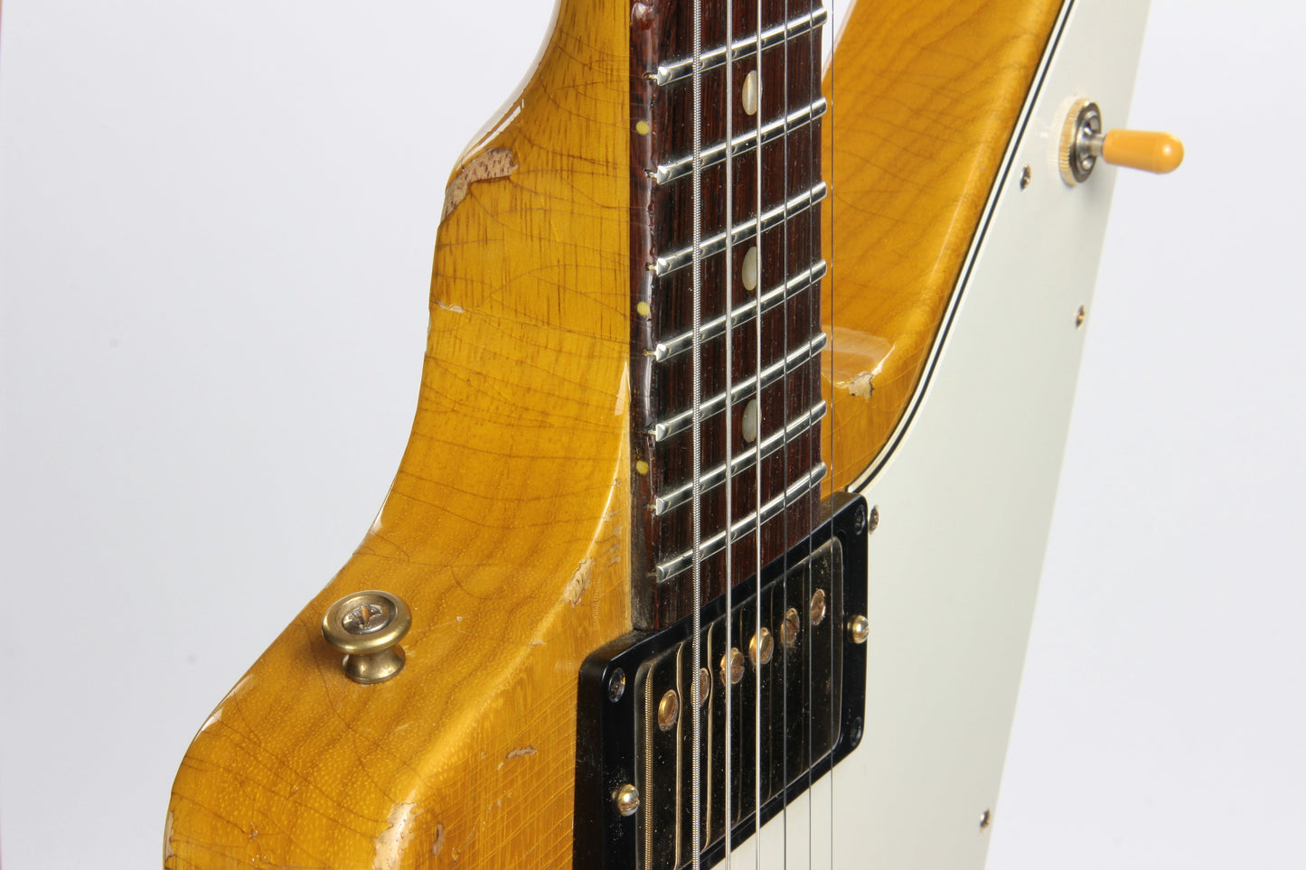 1958 Gibson Custom Shop Korina Explorer 50th Anniversary Historic Makeovers Deluxe - Brazilian Rosewood Fretboard + Throbaks!