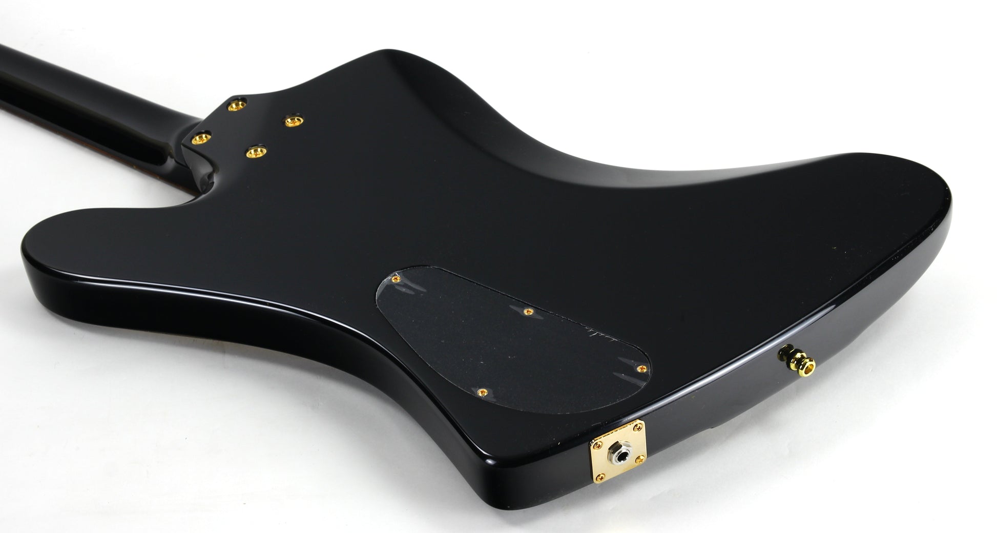Mike Lull Tom Petersson Signature Bass TPT4 | Rare Black Finish, Gold Hardware