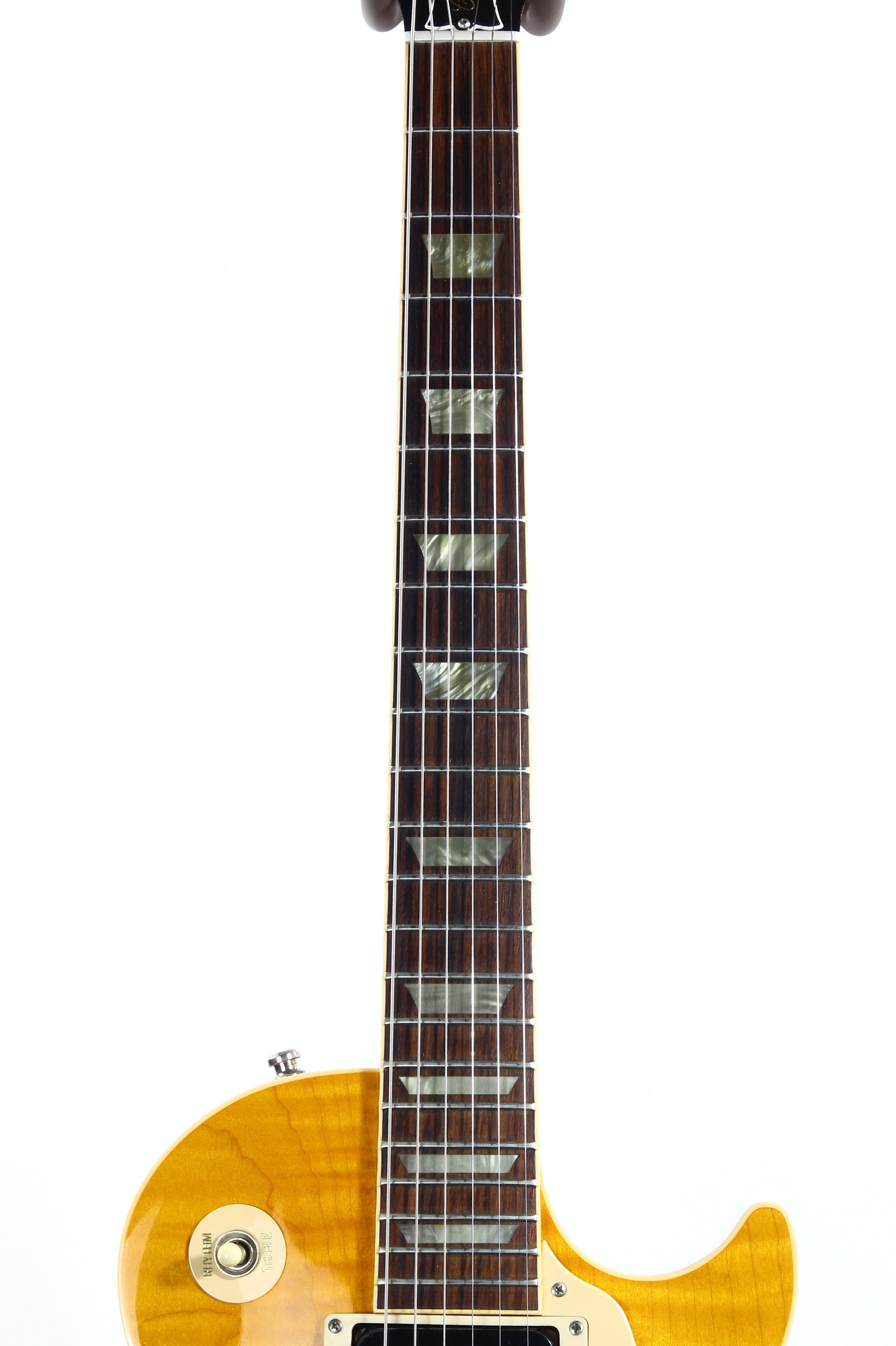 1992 Gibson Les Paul Model Classic Plus Flametop Trans AMBER 1960 Reissue -- Early 1990's standard