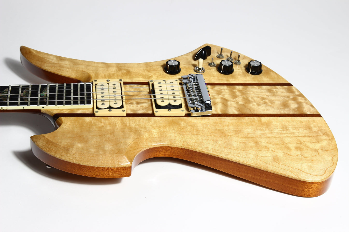 1999 BC Rich USA Mockingbird Supreme Deluxe Electric Guitar | Quilted Maple Top, Bernie Rico Signed