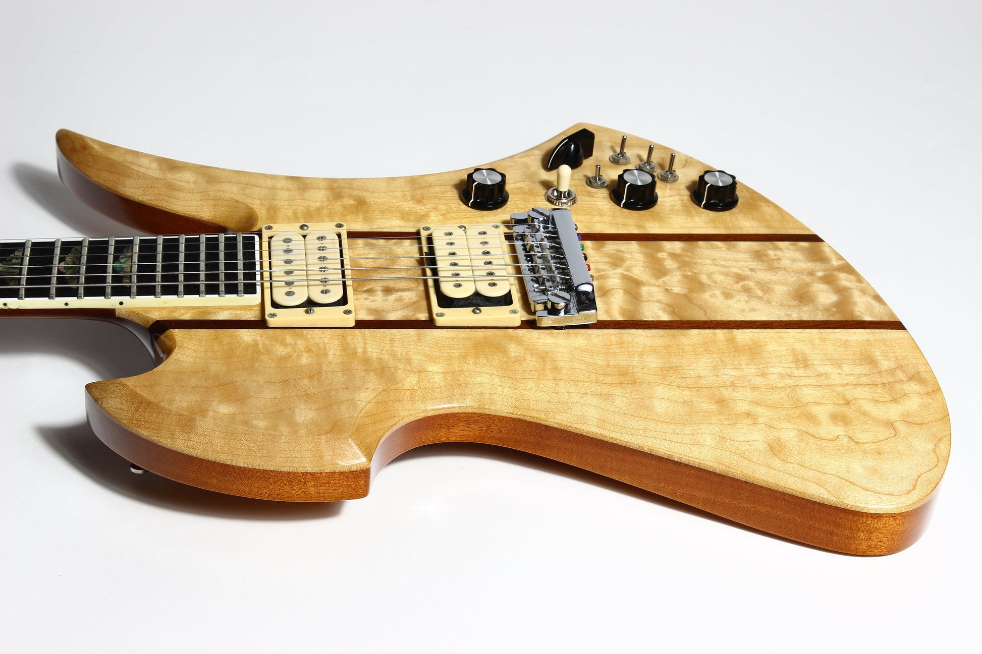 1999 BC Rich USA Mockingbird Supreme Deluxe Electric Guitar | Quilted Maple Top, Bernie Rico Signed
