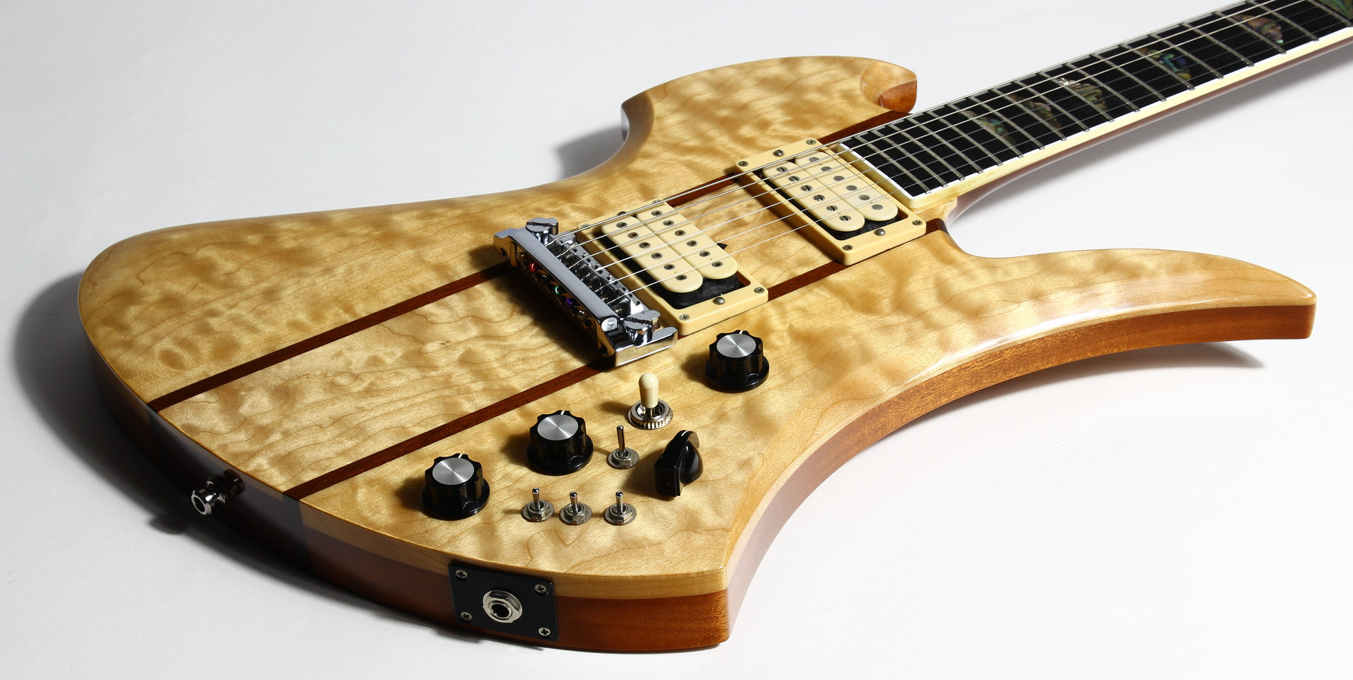 1999 BC Rich USA Mockingbird Supreme Deluxe Electric Guitar | Quilted Maple Top, Bernie Rico Signed