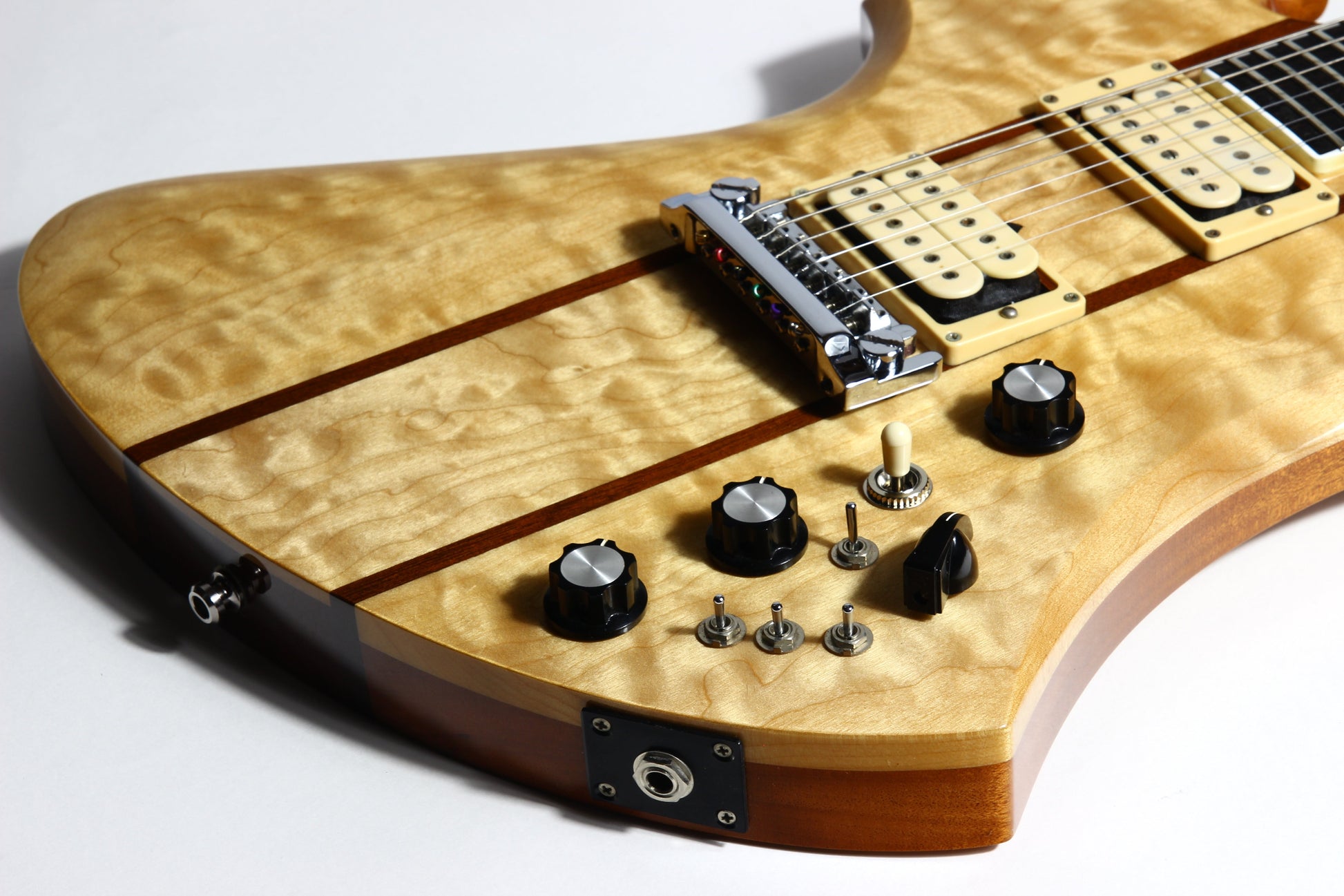 1999 BC Rich USA Mockingbird Supreme Deluxe Electric Guitar | Quilted Maple Top, Bernie Rico Signed