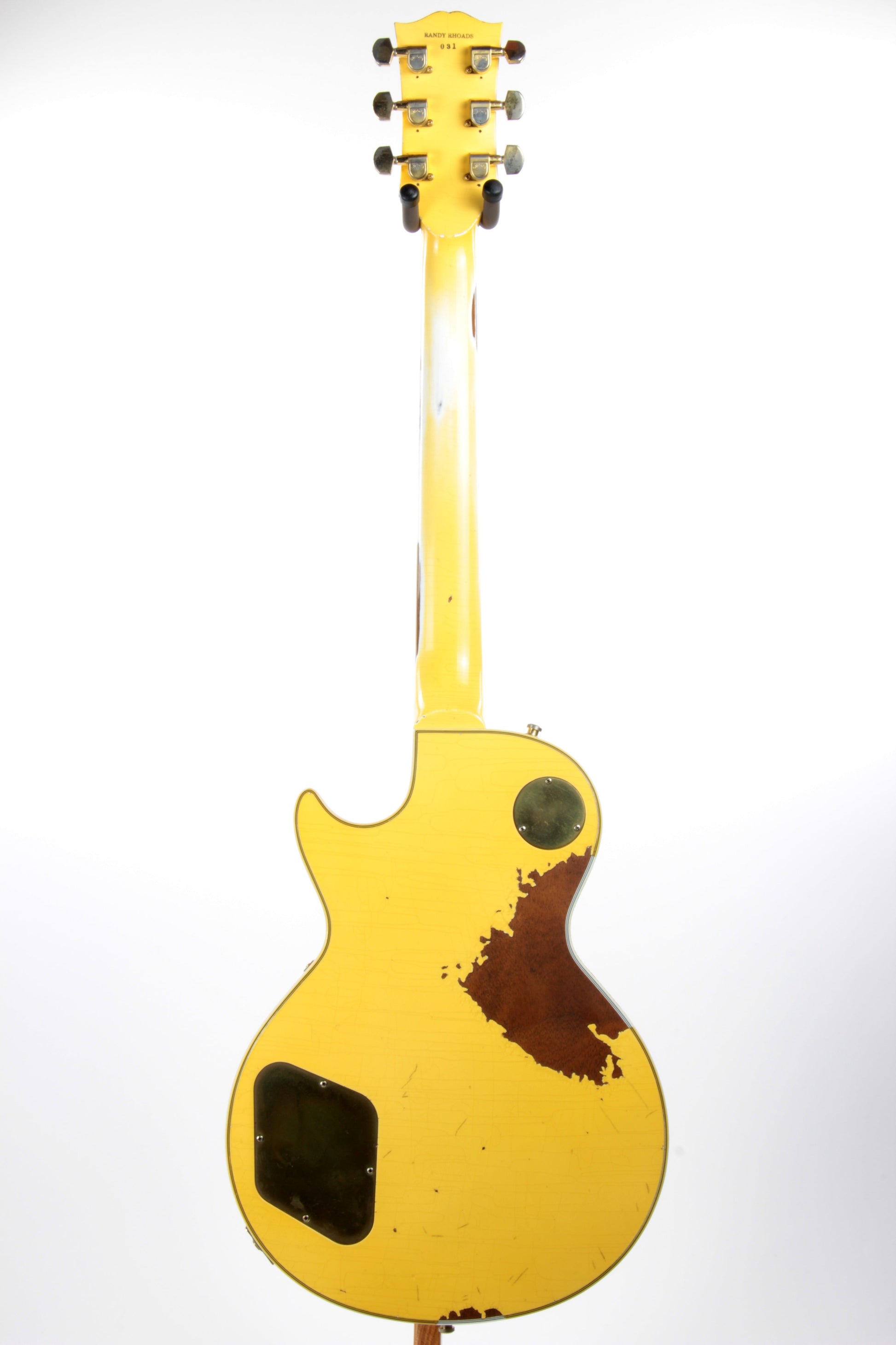2010 Gibson Custom Shop RANDY RHOADS AGED 1974 Les Paul White '74 Reissue Signature Model