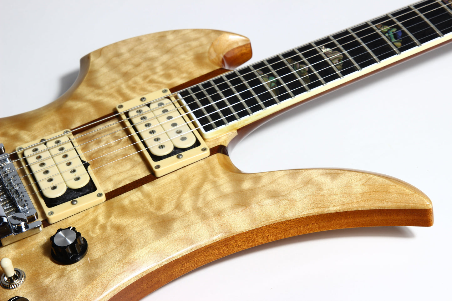 1999 BC Rich USA Mockingbird Supreme Deluxe Electric Guitar | Quilted Maple Top, Bernie Rico Signed