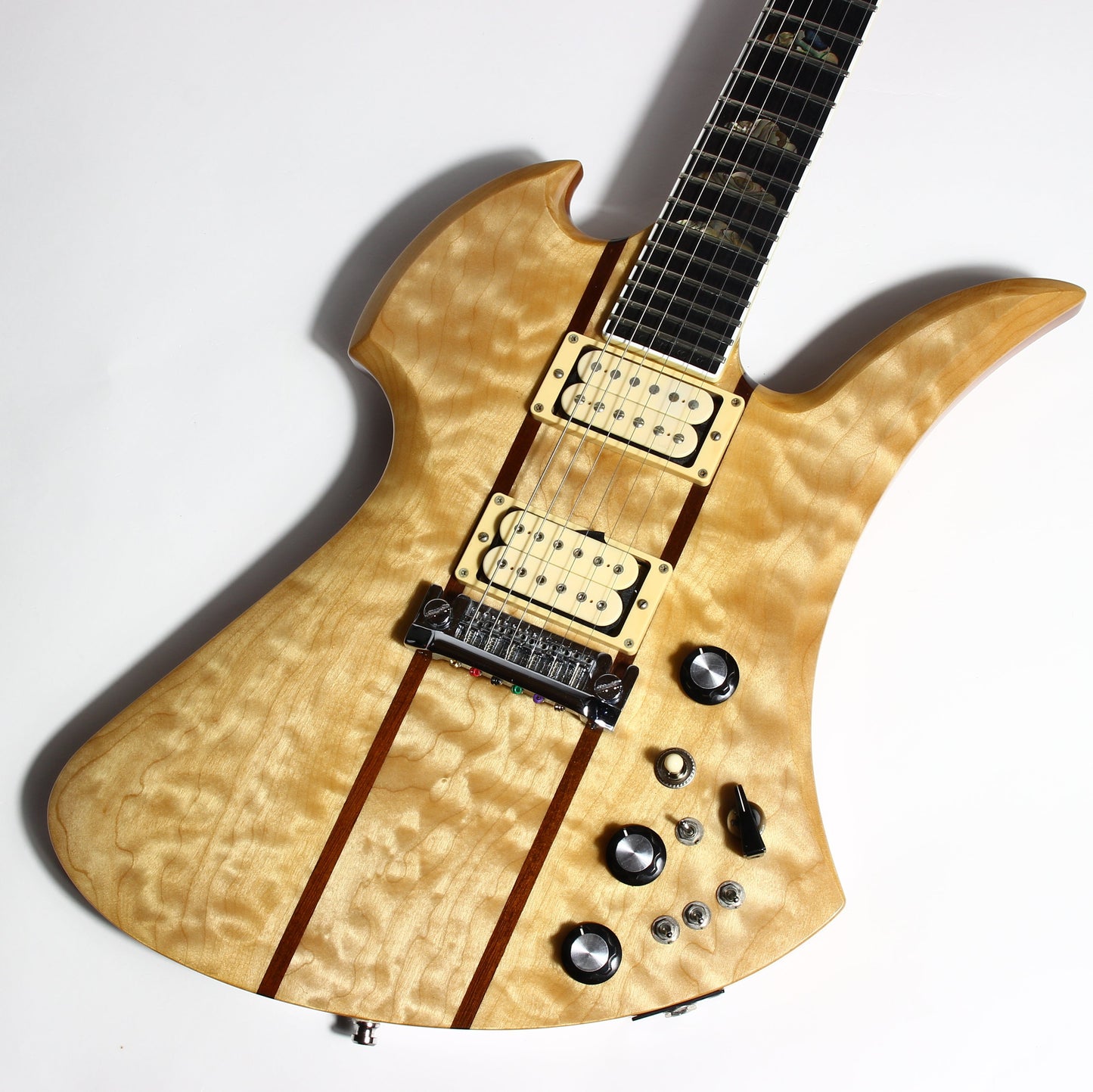 1999 BC Rich USA Mockingbird Supreme Deluxe Electric Guitar | Quilted Maple Top, Bernie Rico Signed